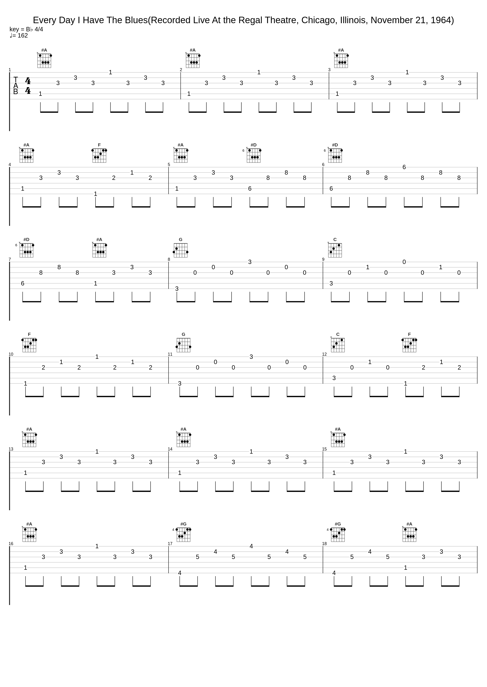 Every Day I Have The Blues(Recorded Live At the Regal Theatre, Chicago, Illinois, November 21, 1964)_B.B. King_1
