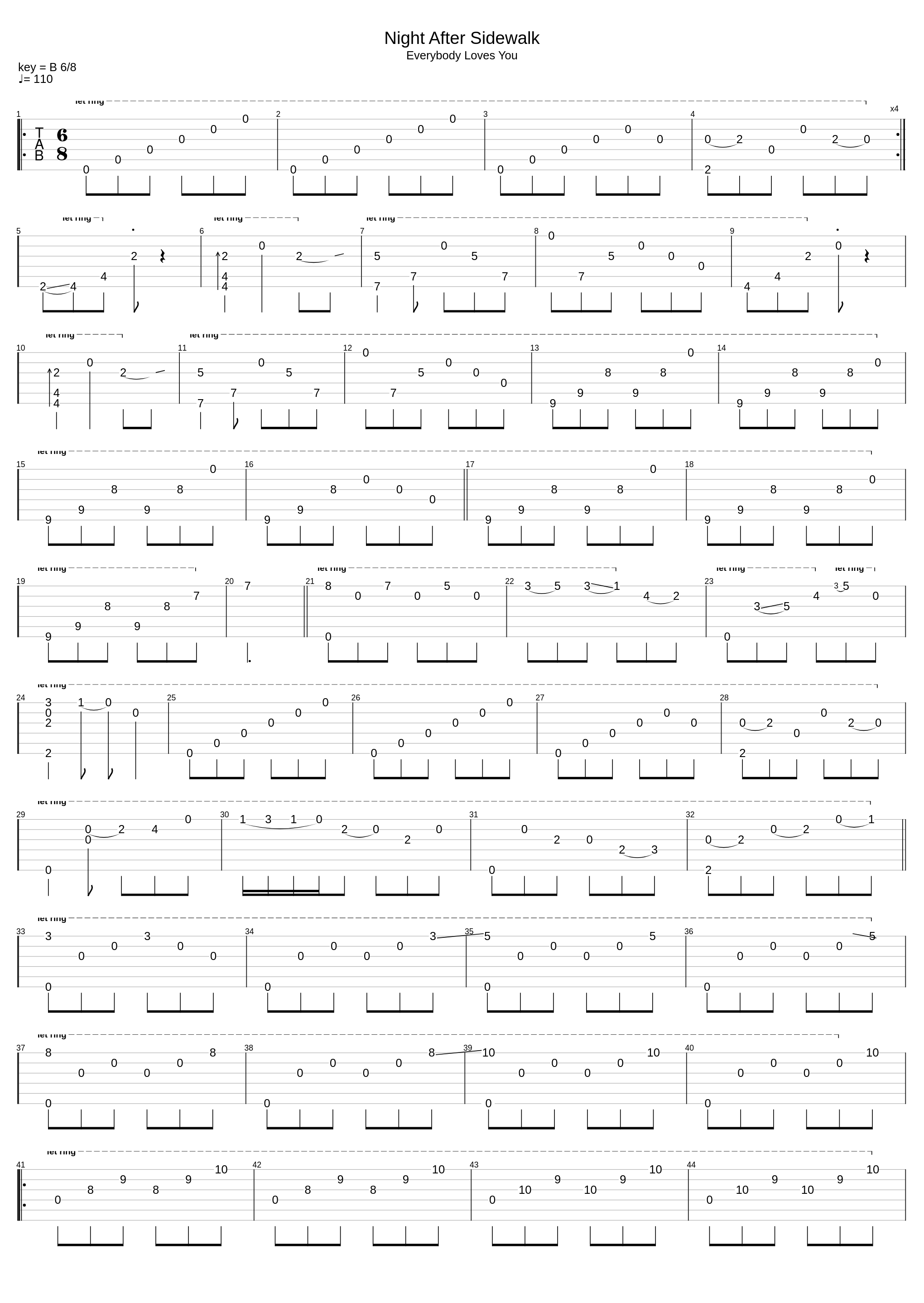 Night After Sidewalk_Kaki King_1