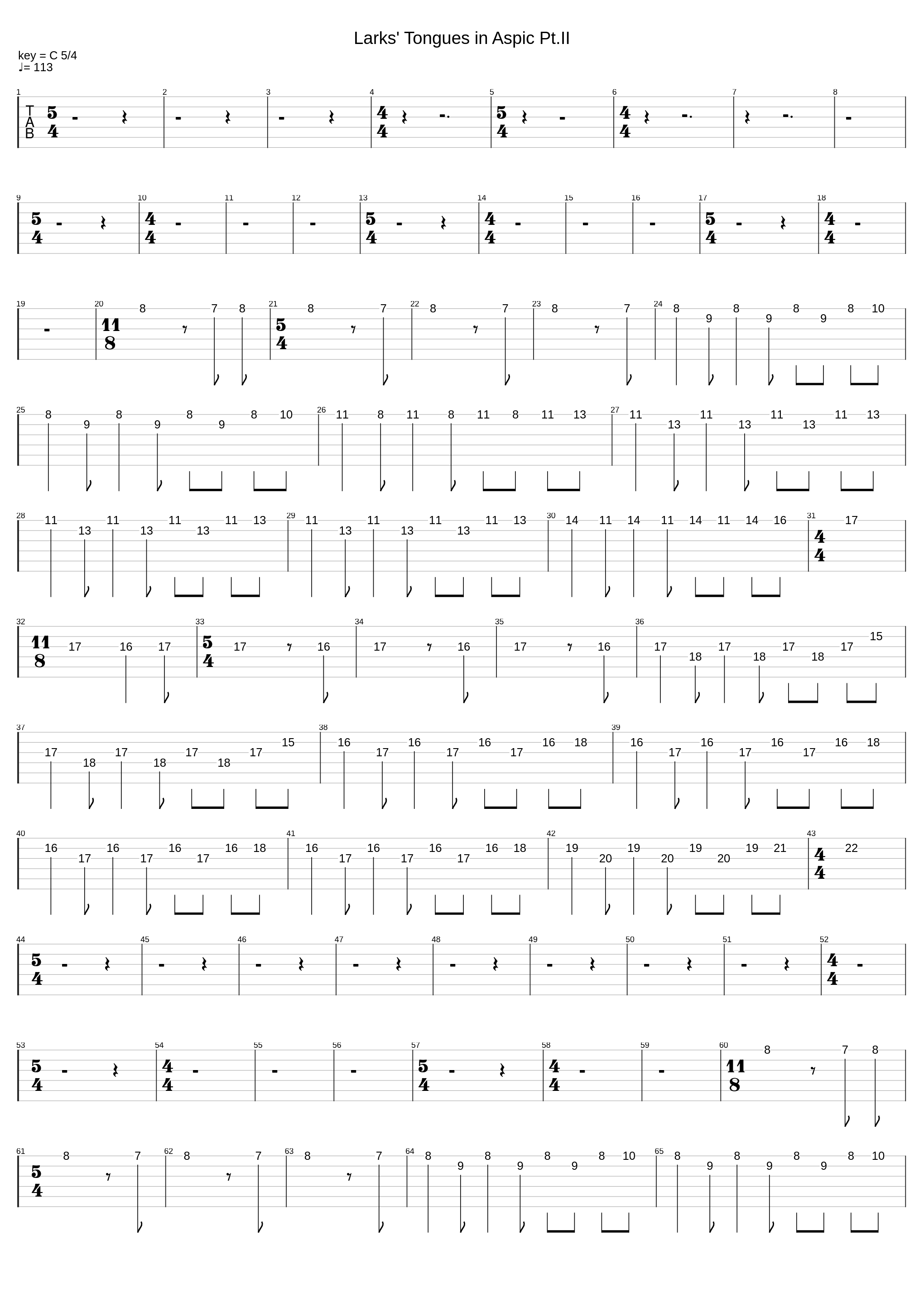 Larks' Tongues in Aspic Pt.II_King Crimson_1
