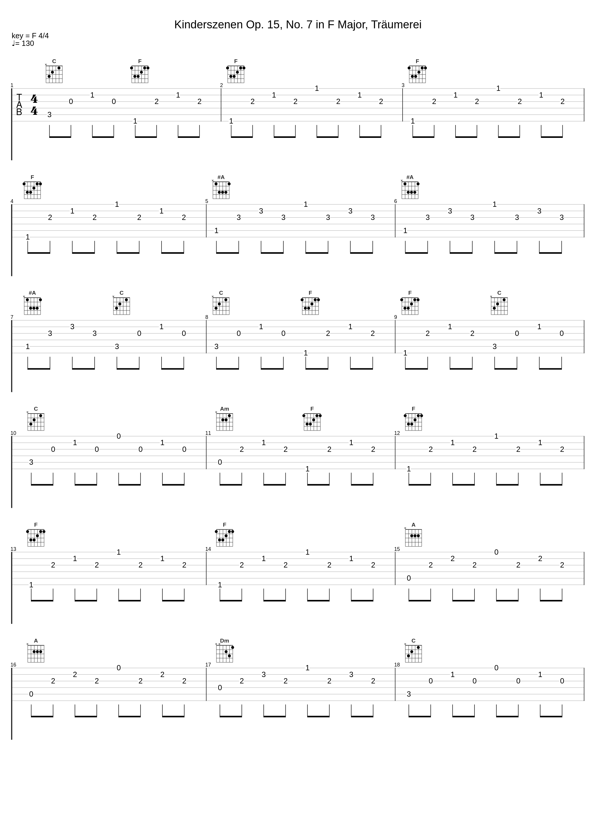 Kinderszenen Op. 15, No. 7 in F Major,  Träumerei_JIN_1