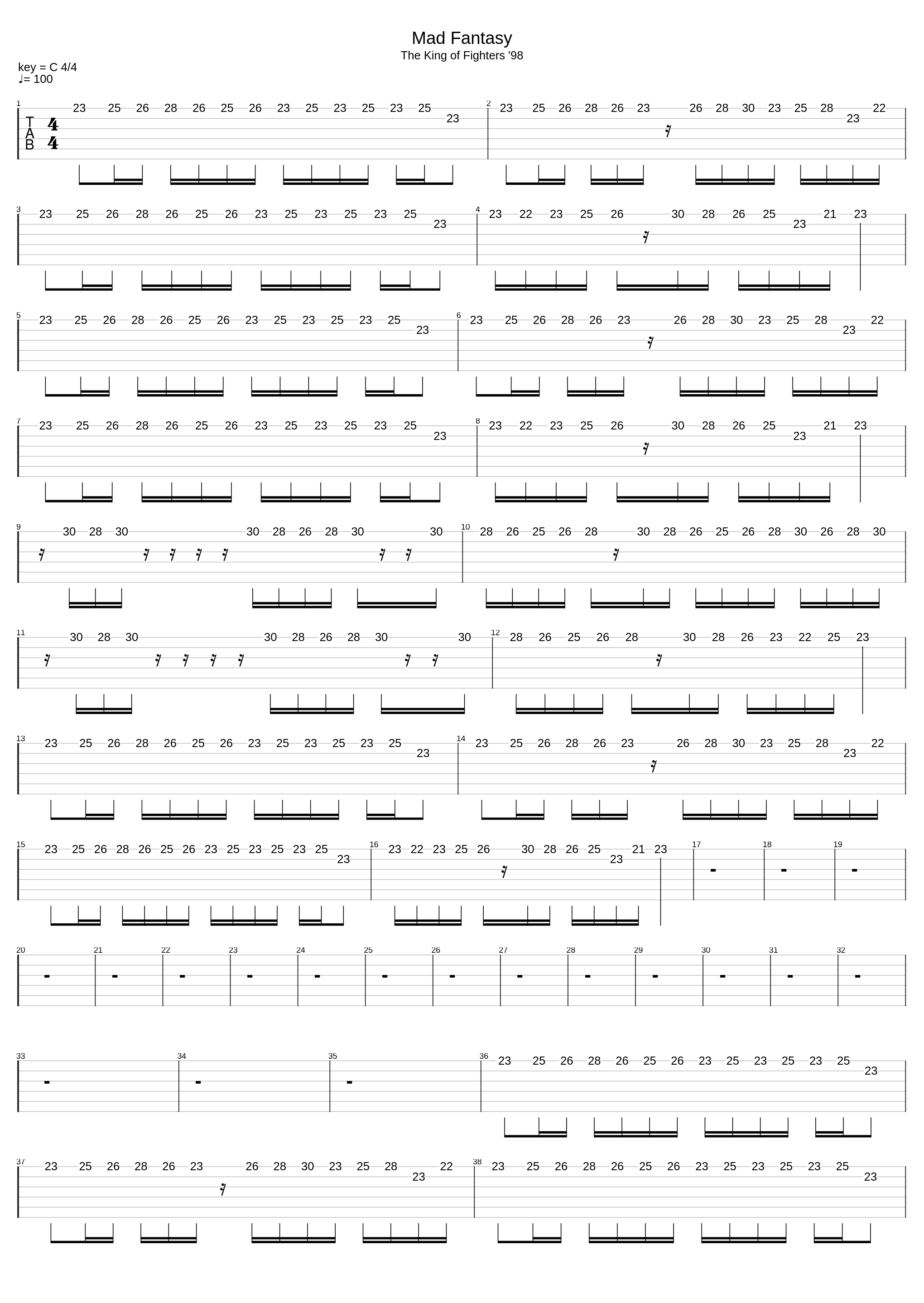 Mad Fantasy_The King Of Fighters 98_1