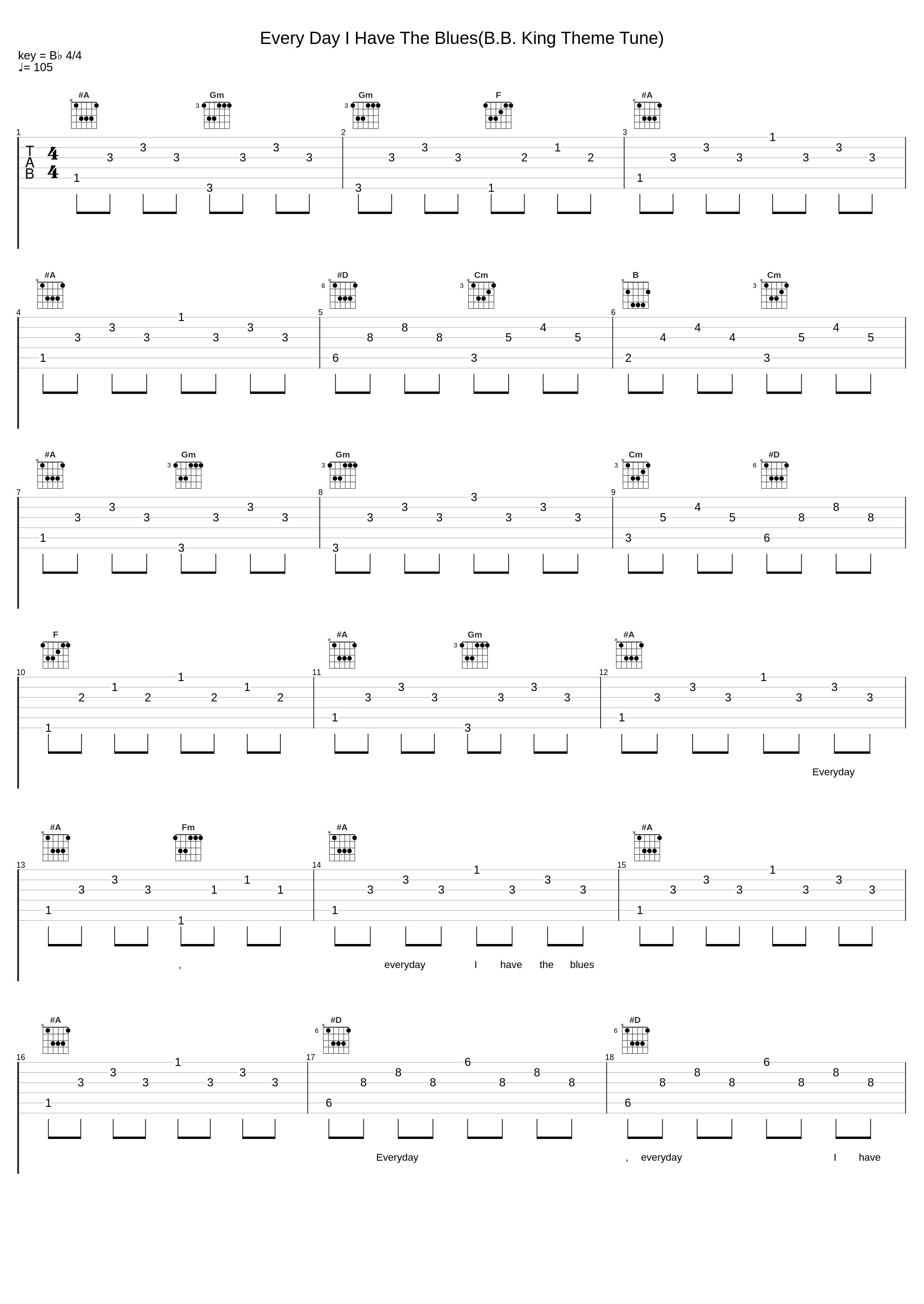 Every Day I Have The Blues(B.B. King Theme Tune)_B.B. King_1