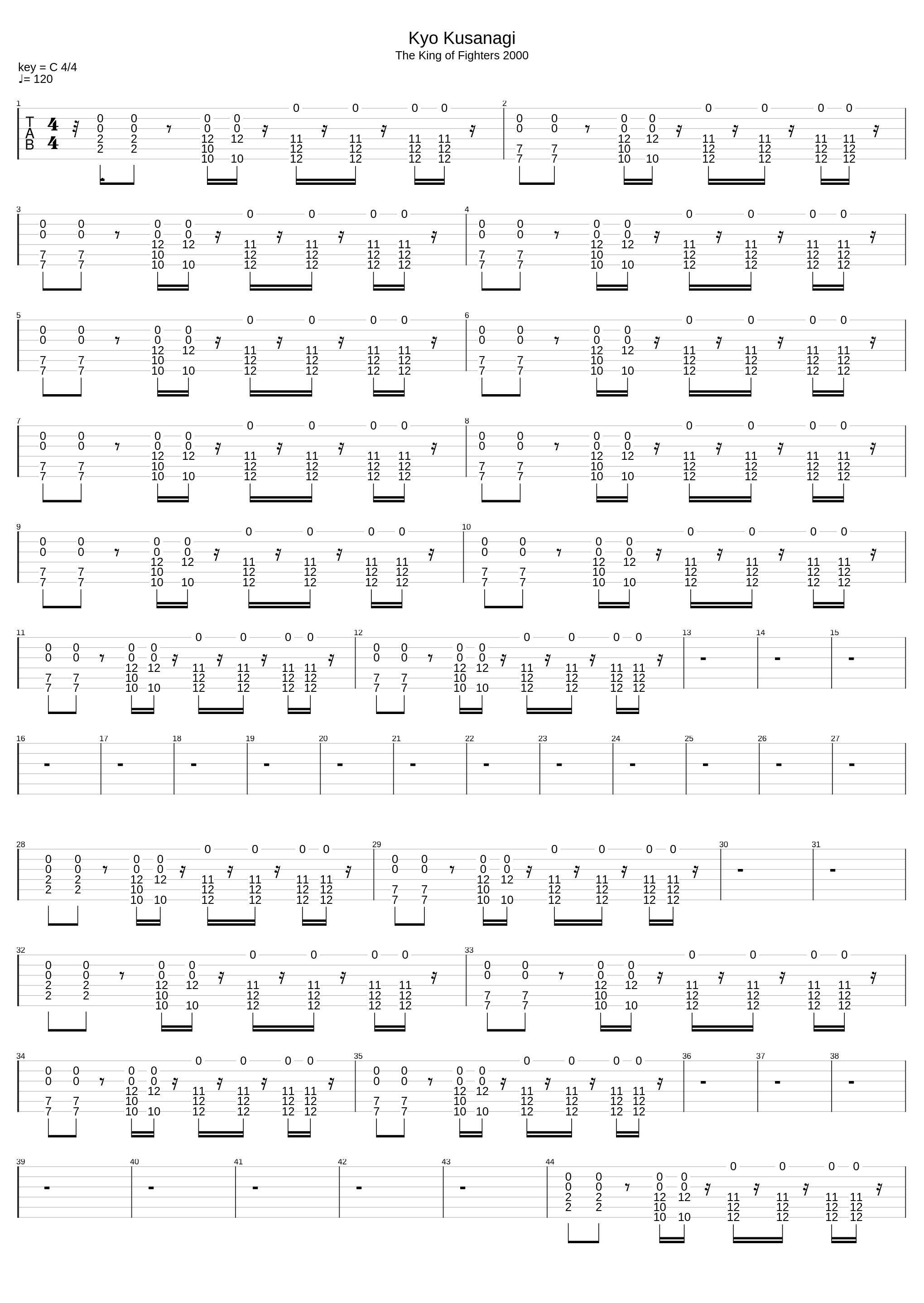 Kyo Kusanagi_The King Of Fighters 2k_1