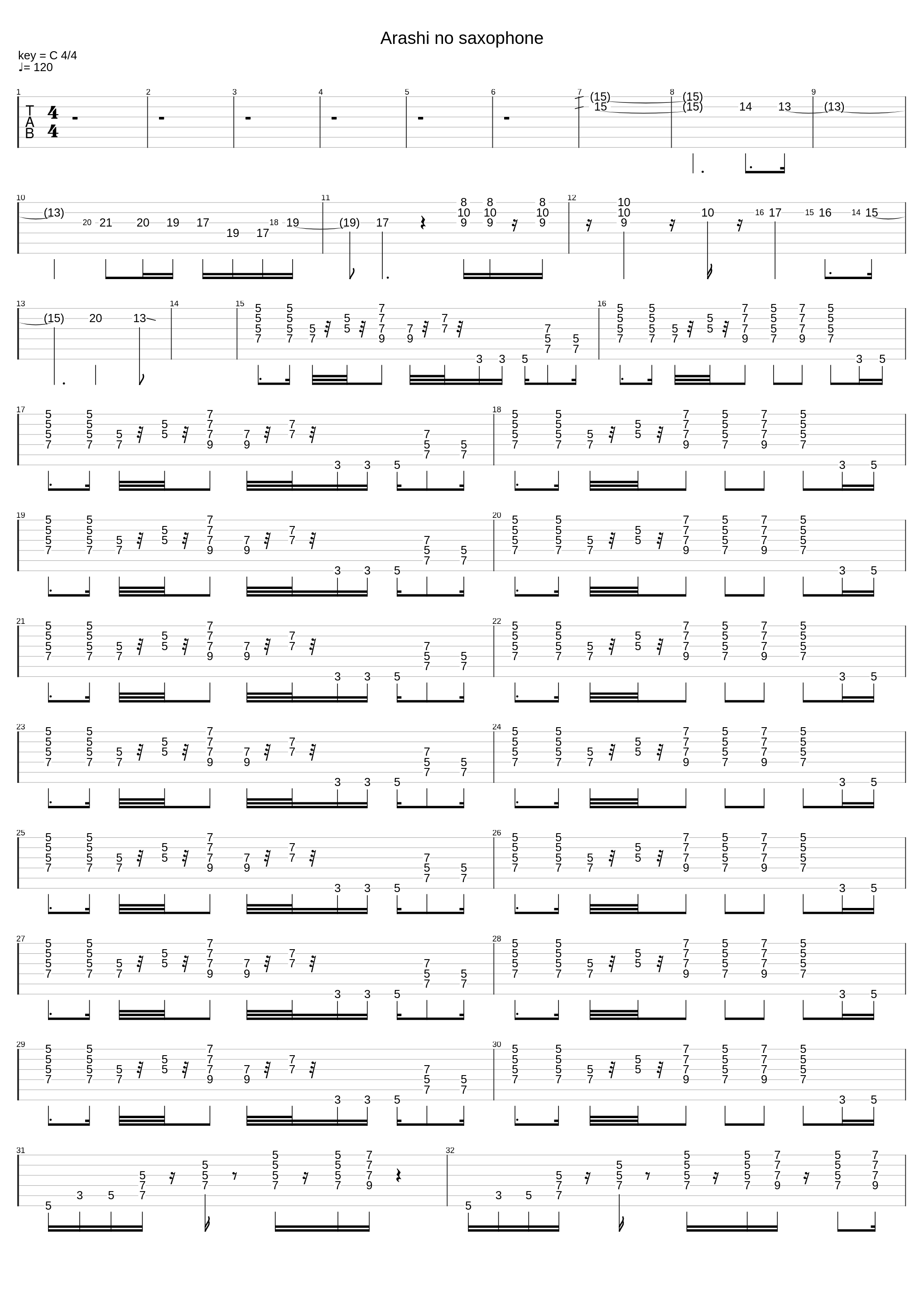 Arashi No Saxophone_The King Of Fighters 95_1