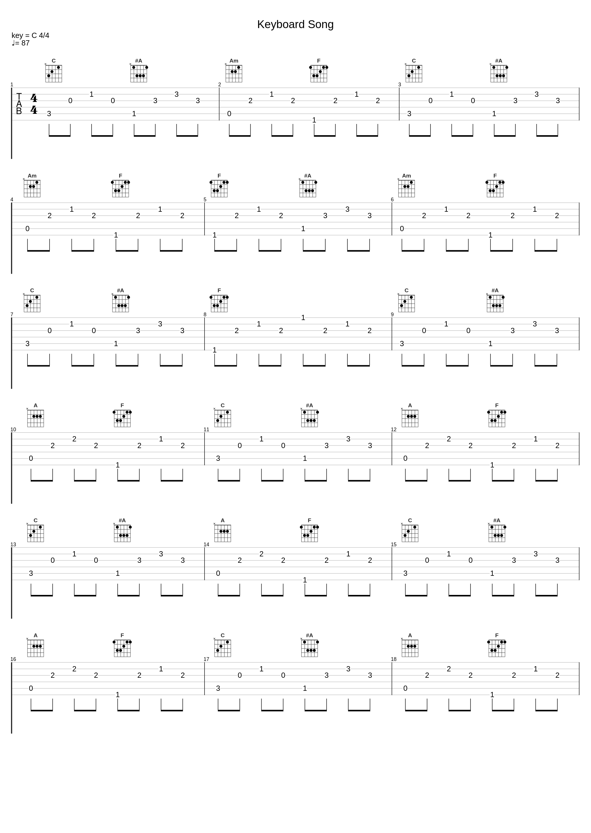 Keyboard Song_Virtual Bird_1