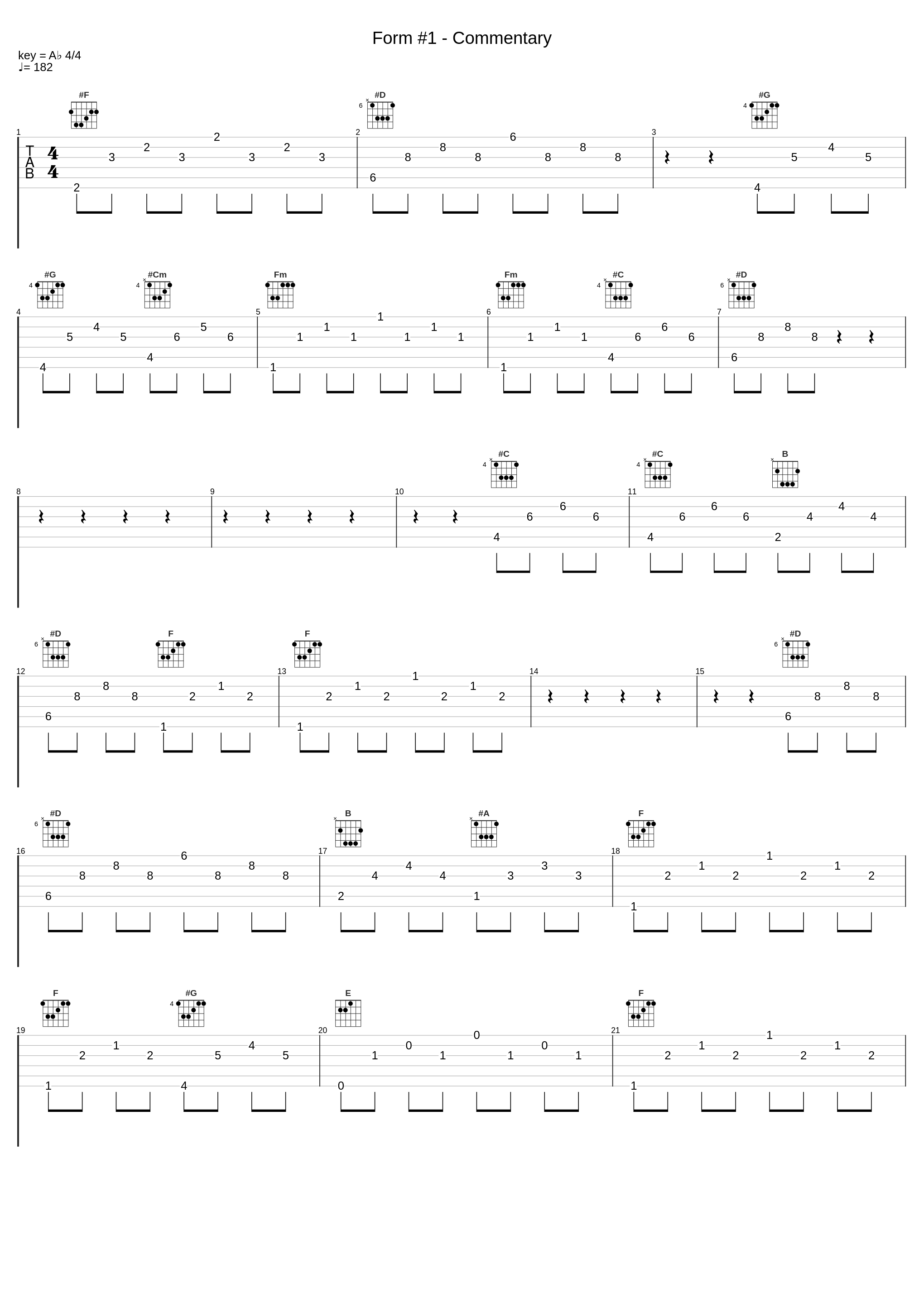 Form #1 - Commentary_King Crimson,David Singleton_1