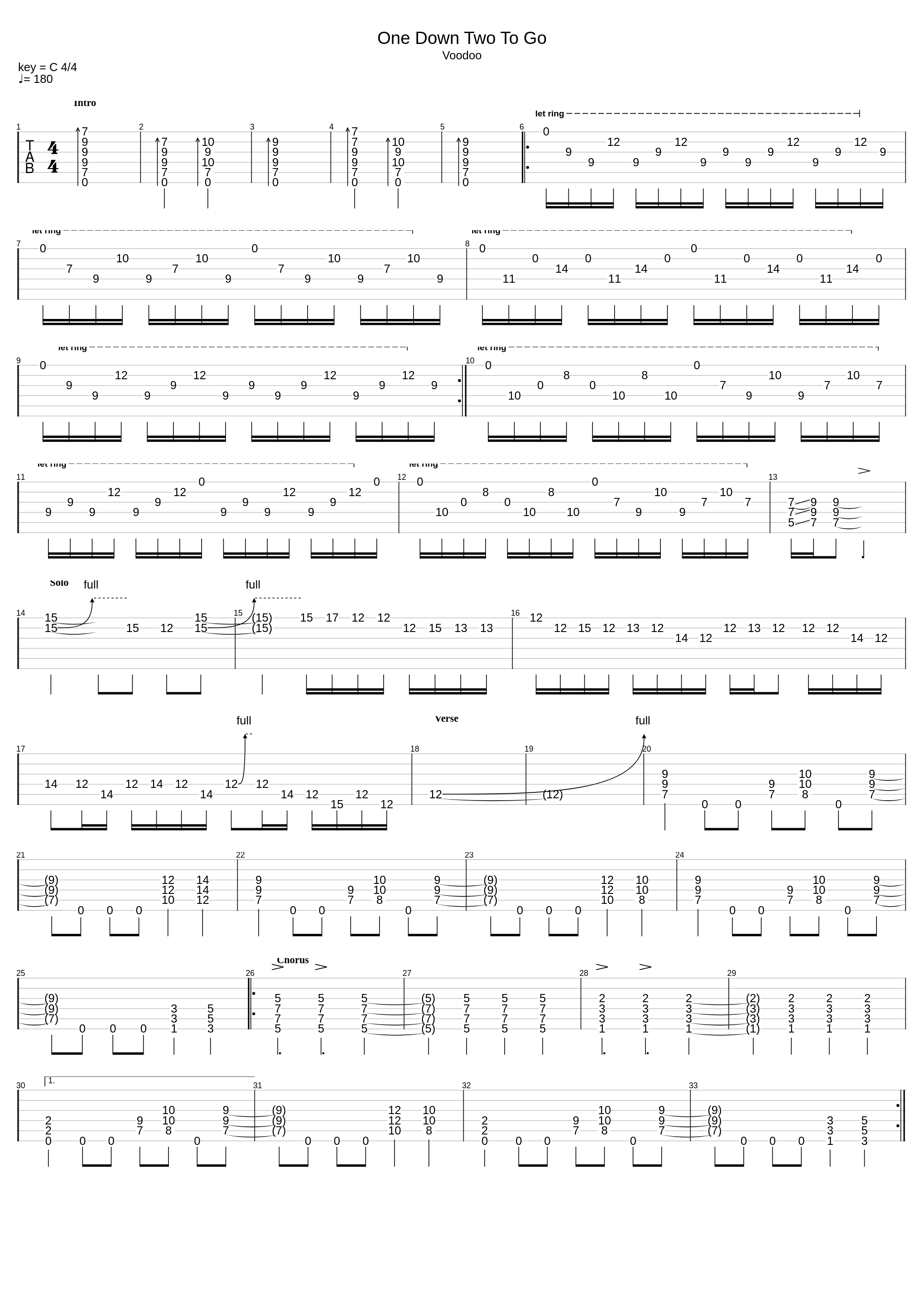 One Down Two To Go_King Diamond_1