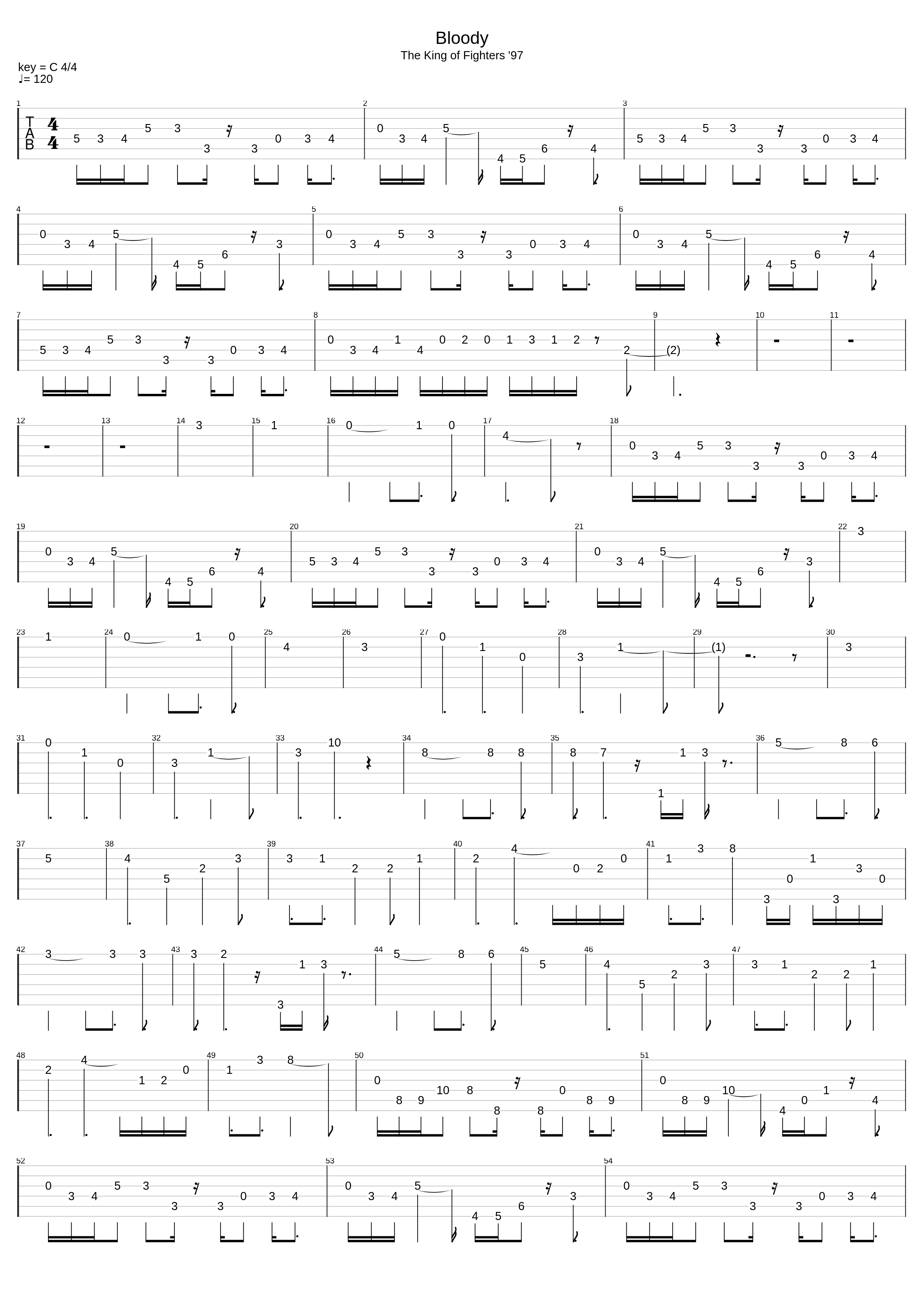 Bloody '97_The King Of Fighters_1