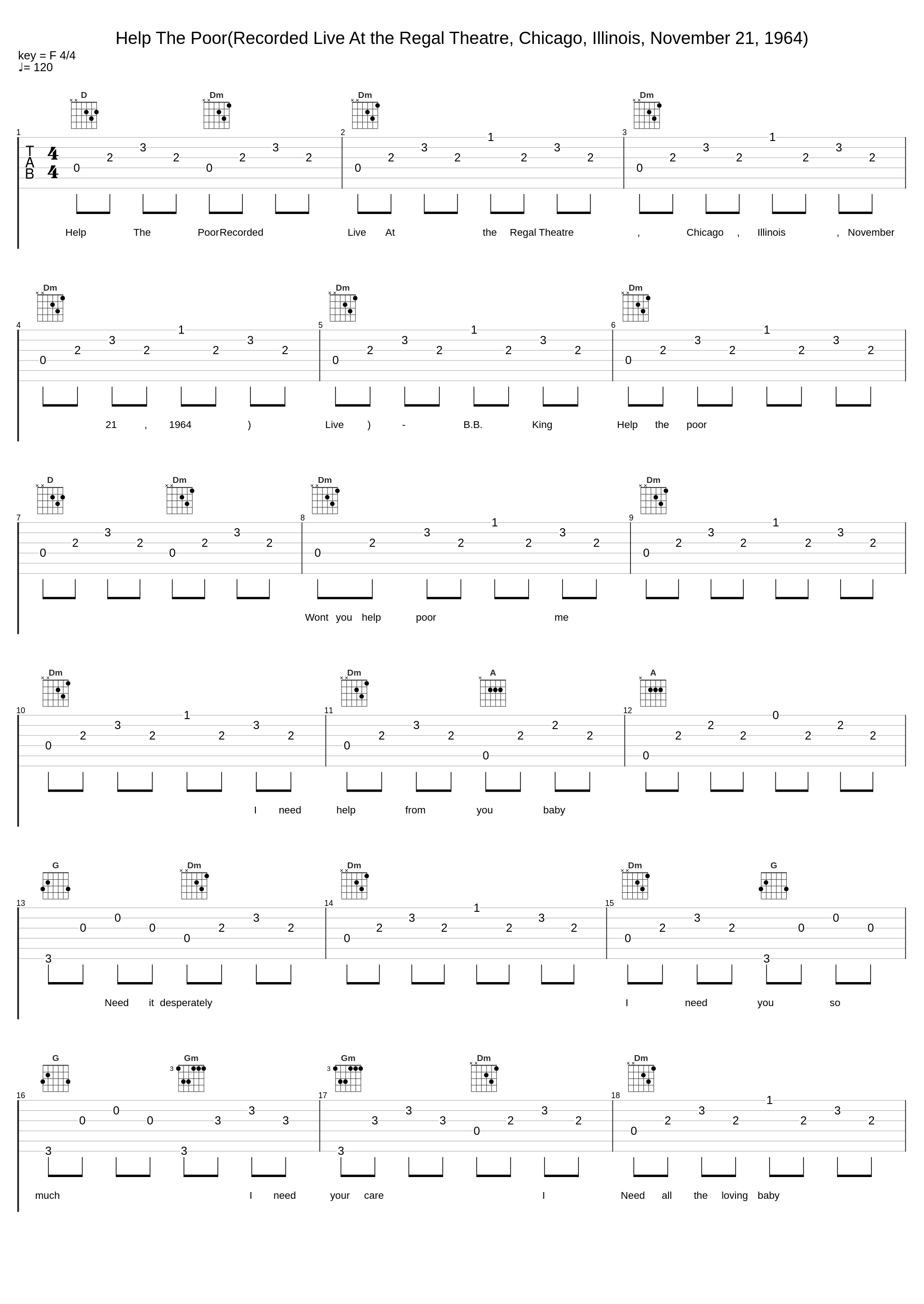 Help The Poor(Recorded Live At the Regal Theatre, Chicago, Illinois, November 21, 1964)_B.B. King_1