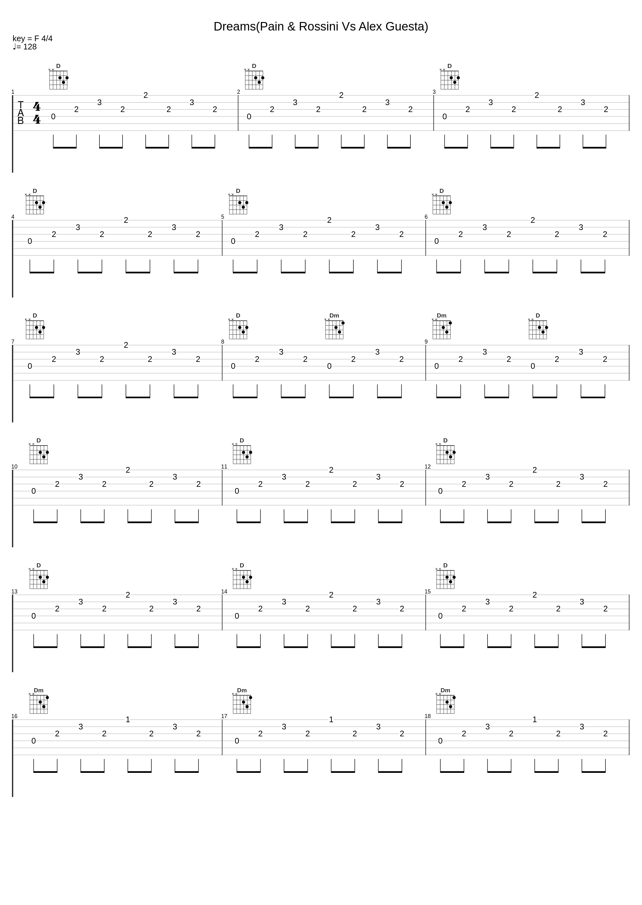 Dreams(Pain & Rossini Vs Alex Guesta)_Pain,Rossini,Alex Guesta_1
