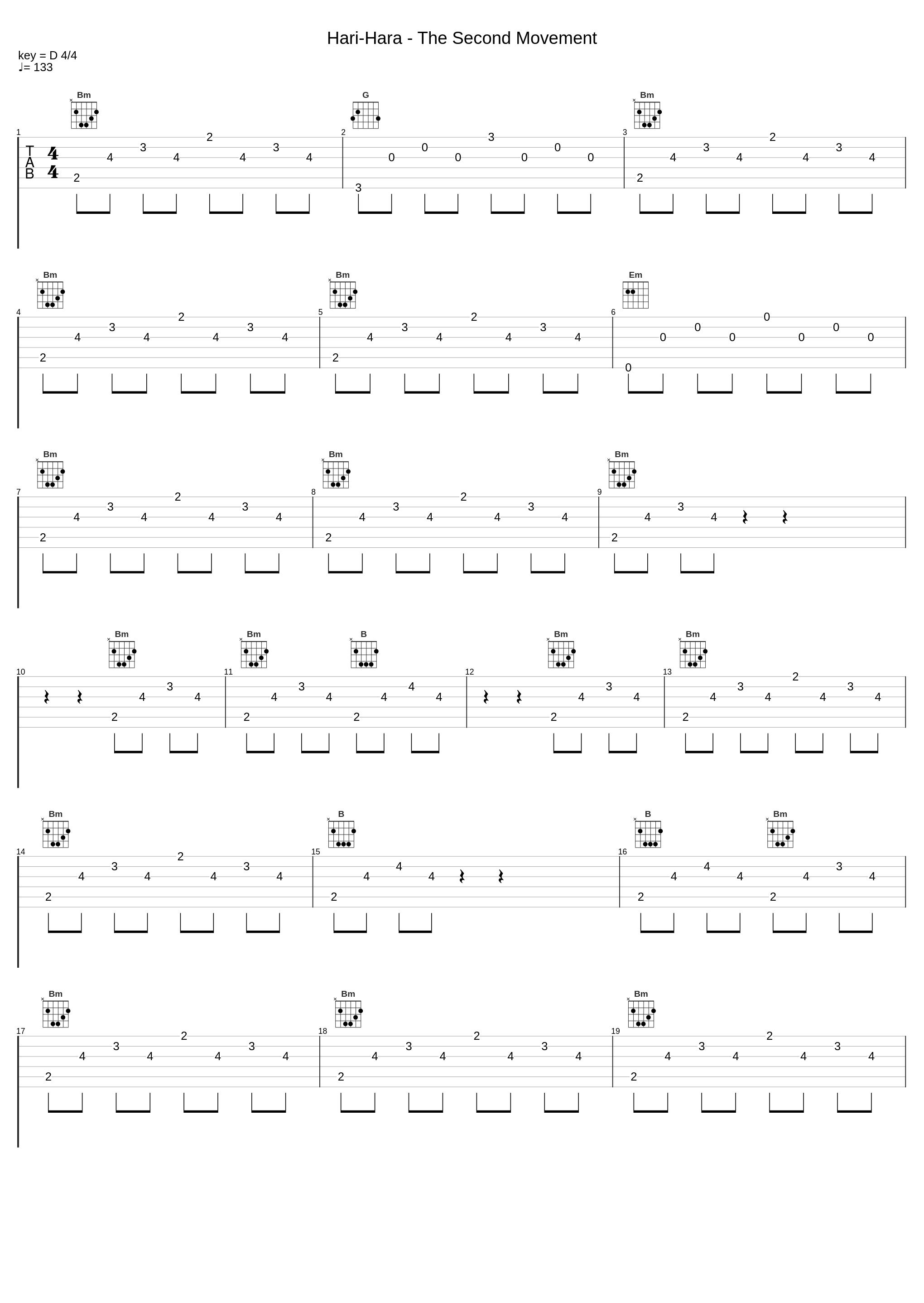 Hari-Hara - The Second Movement_目黒将司_1