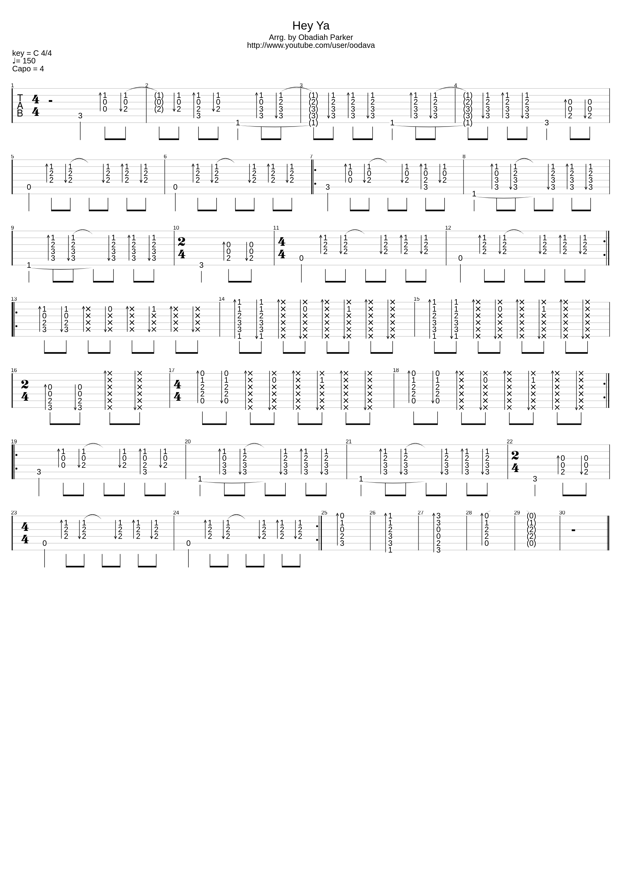 Hey Ya_Matt Weddle_1