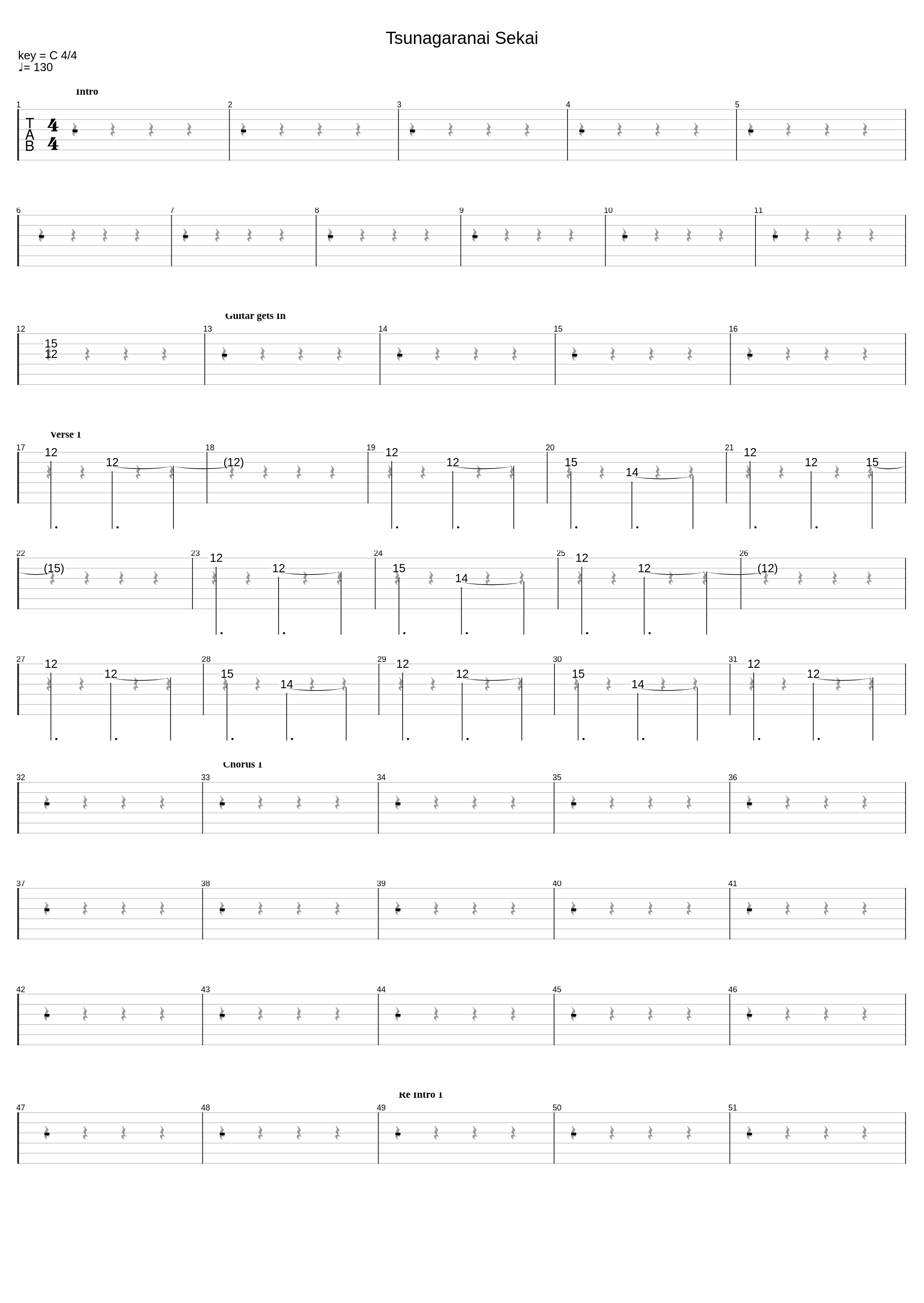 Tsunagaranai Sekai_Denkare_1