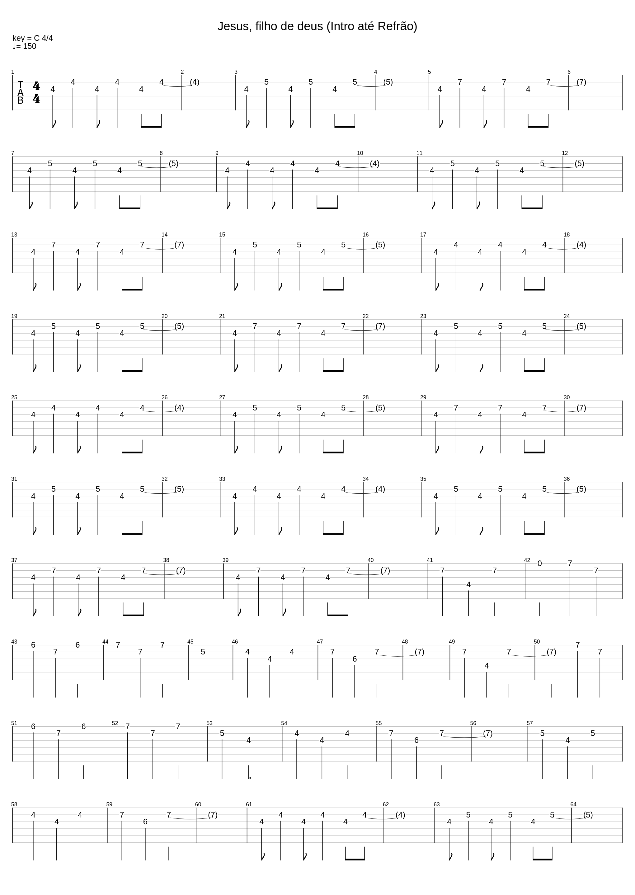 Jesus, filho de deus (Intro até Refrão)_Fernandinho_1