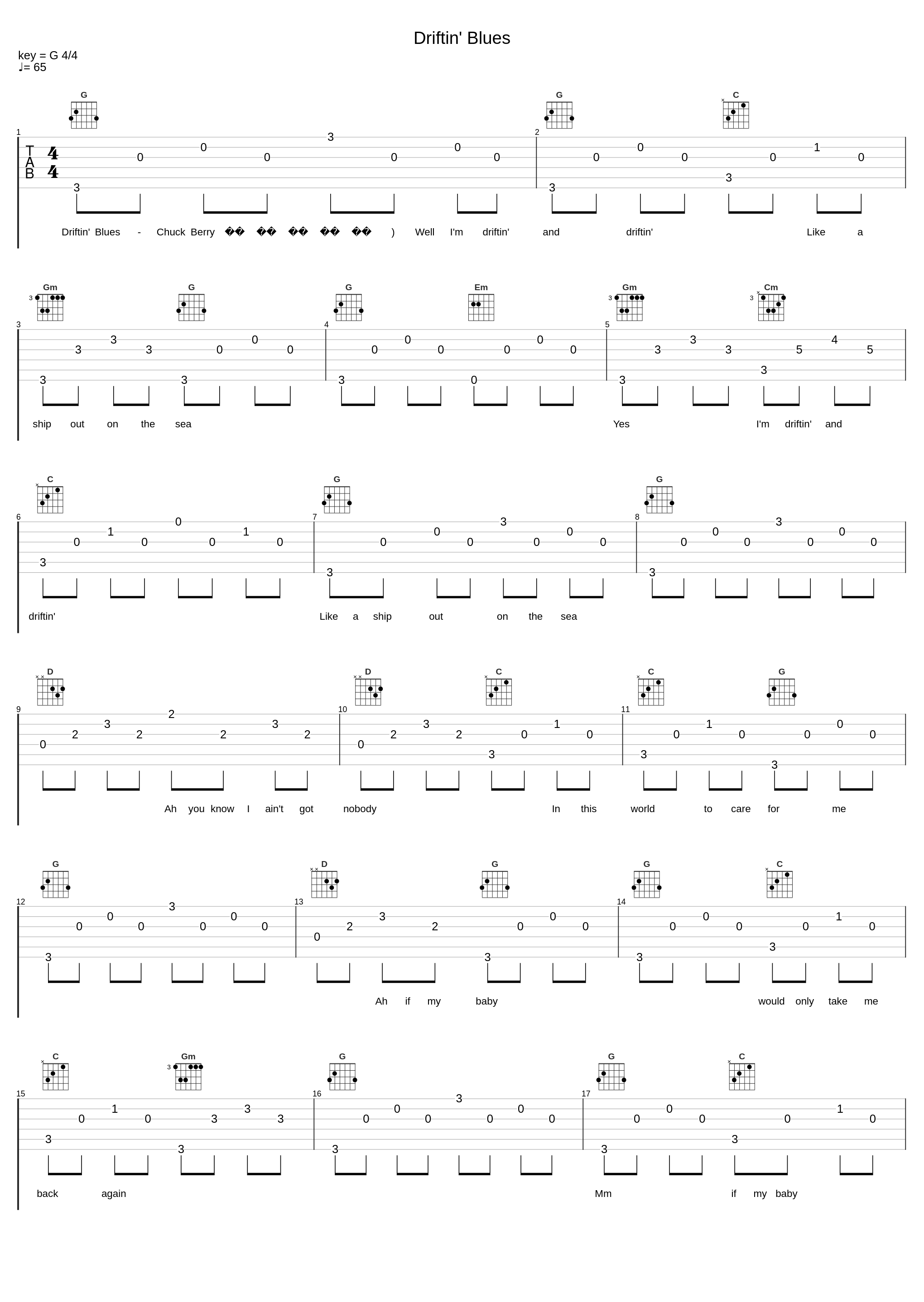 Driftin' Blues_Chuck Berry,Matt 'guitar' Murphy_1
