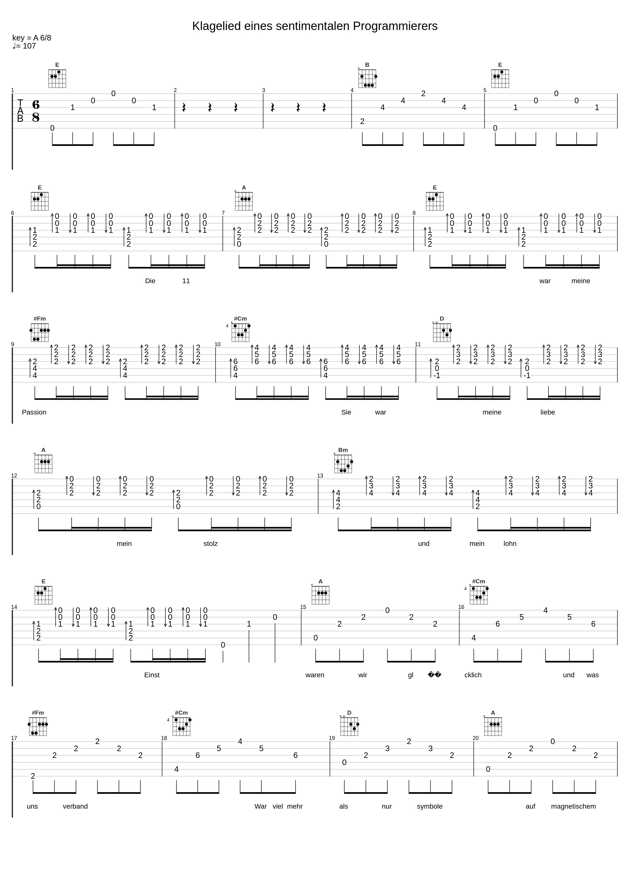 Klagelied eines sentimentalen Programmierers_Reinhard Mey_1