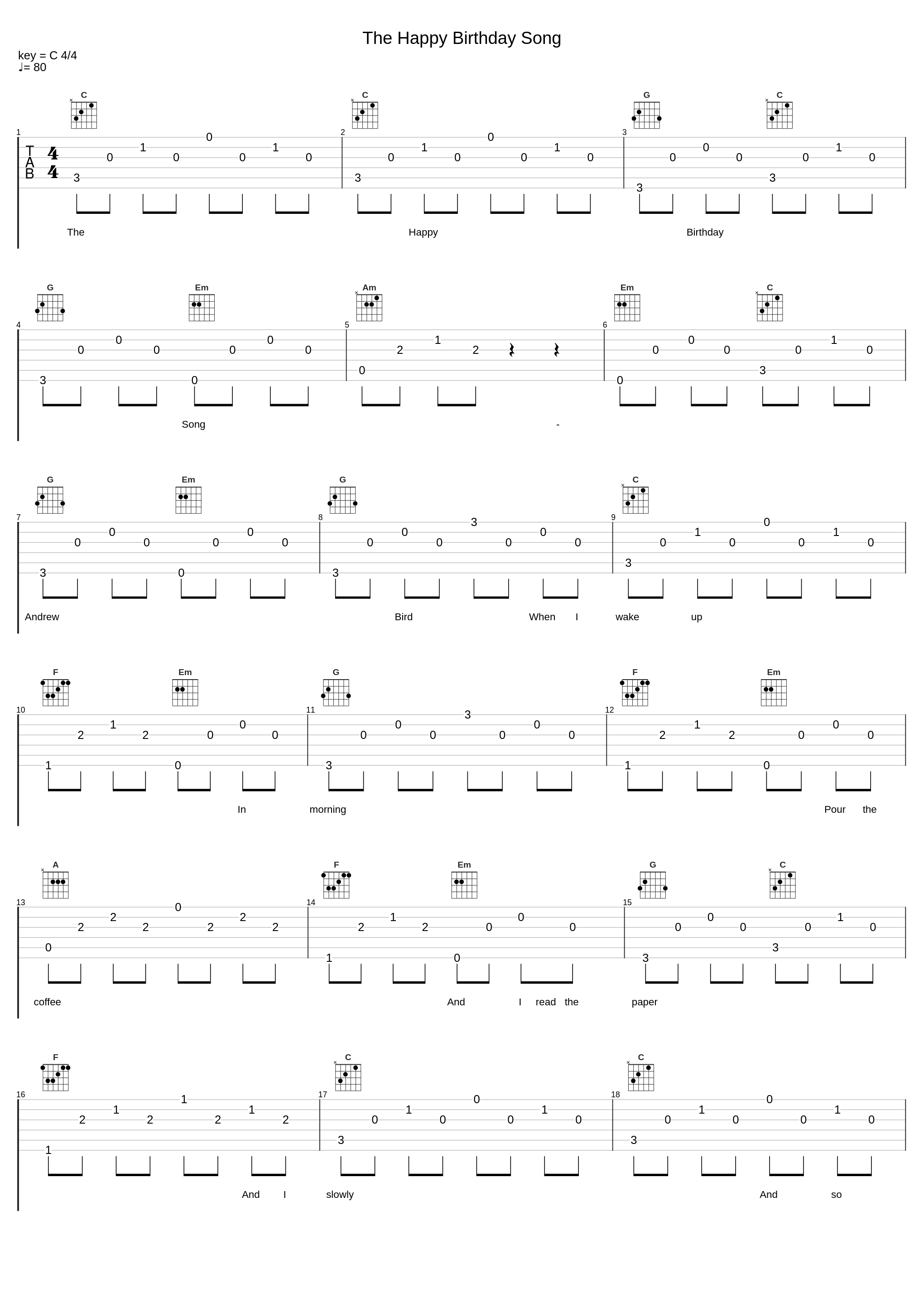 The Happy Birthday Song_Andrew Bird_1