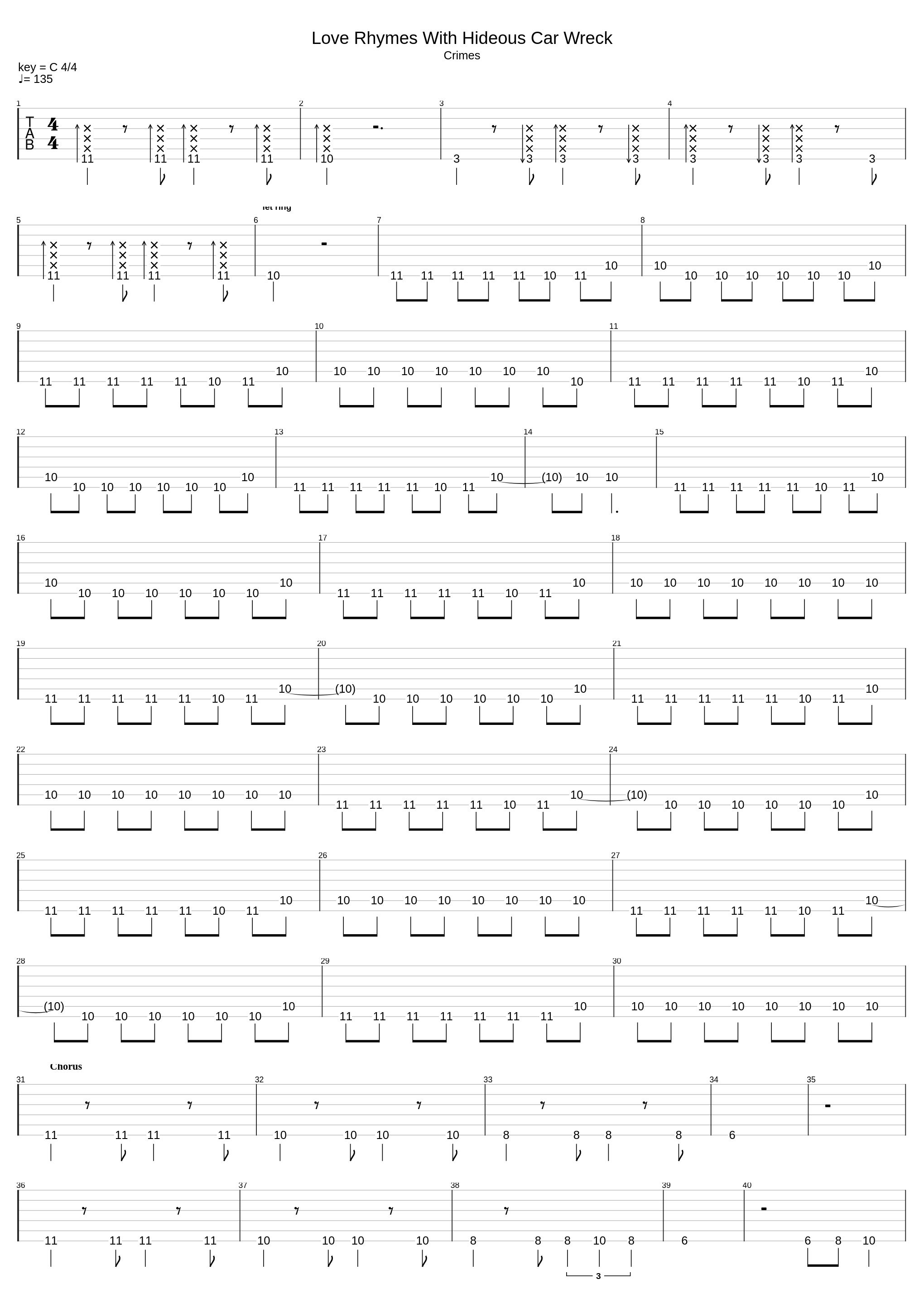 Love Rhymes With Hideous Car Wreck_The Blood Brothers_1