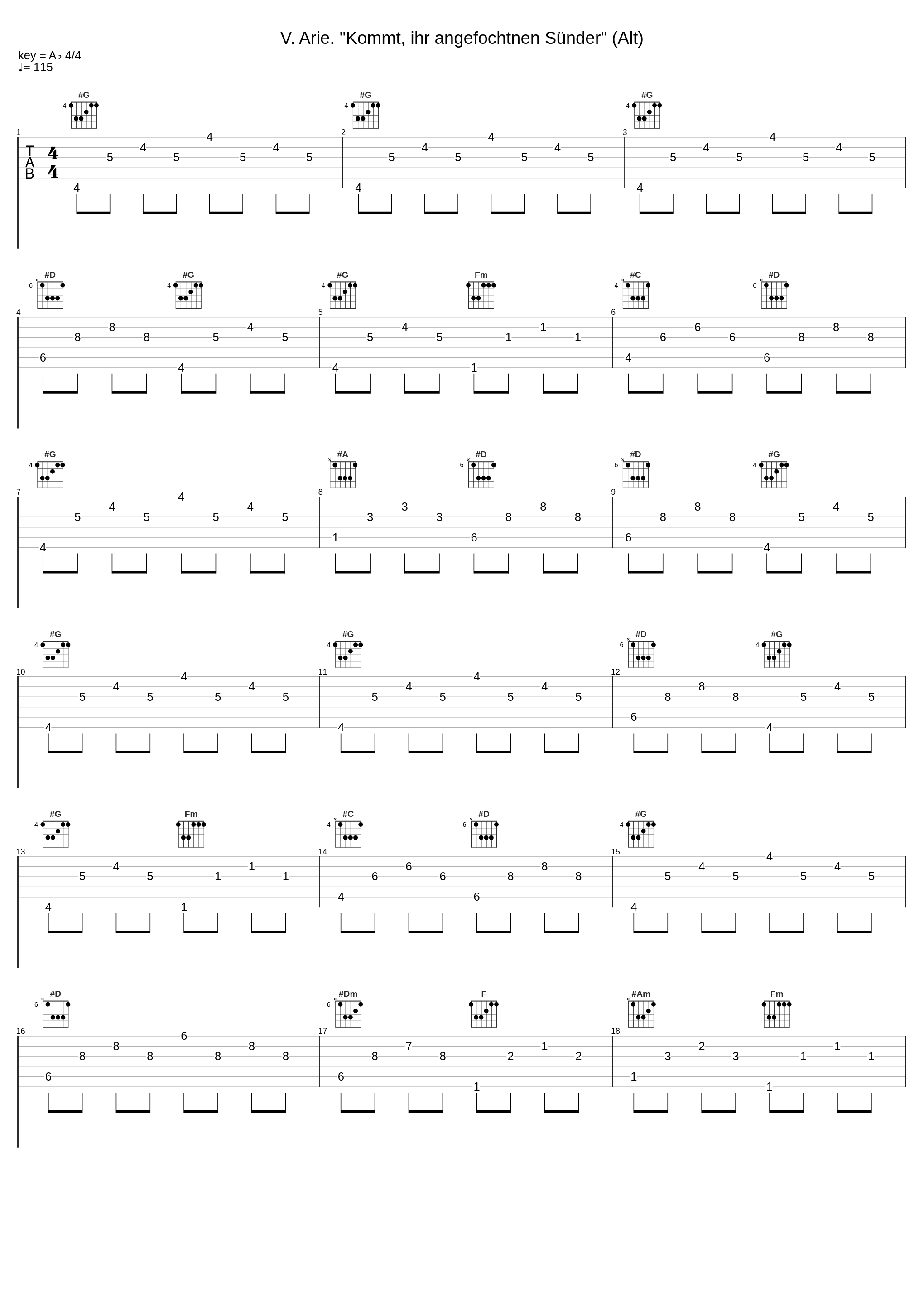 V. Arie. "Kommt, ihr angefochtnen Sünder" (Alt)_chor,Rudolf Lutz,Terry Wey_1