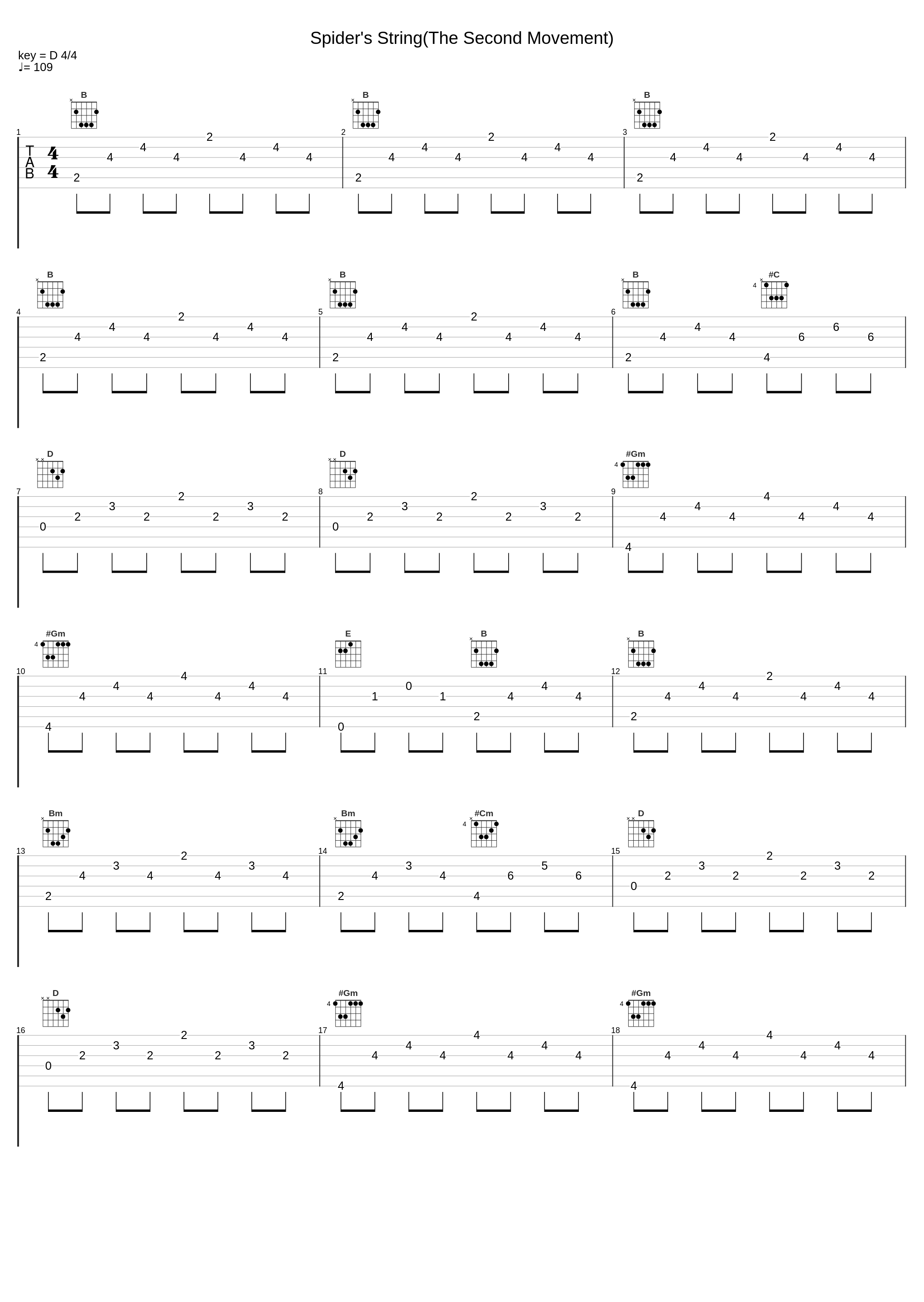 Spider's String(The Second Movement)_目黒将司_1