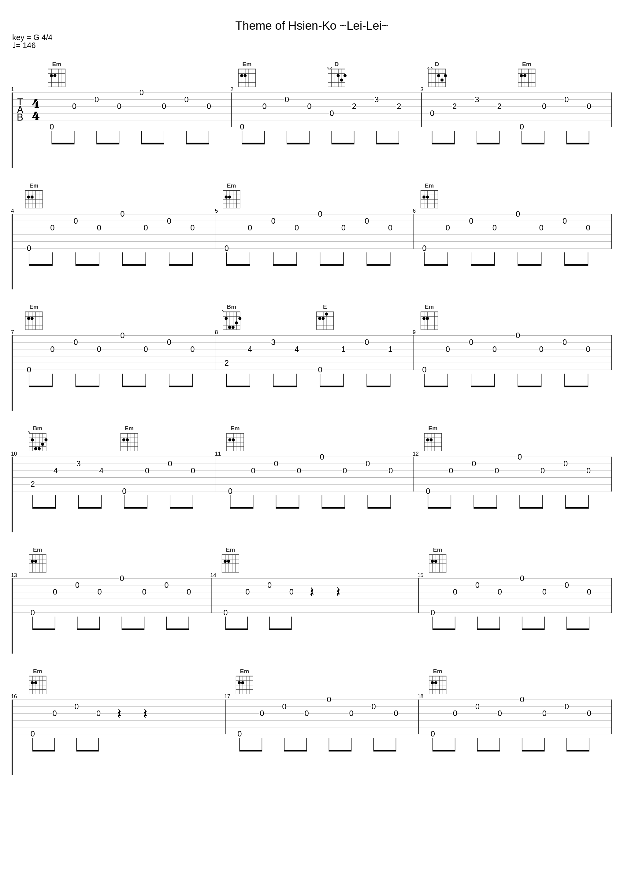 Theme of Hsien-Ko ~Lei-Lei~_深澤秀行_1