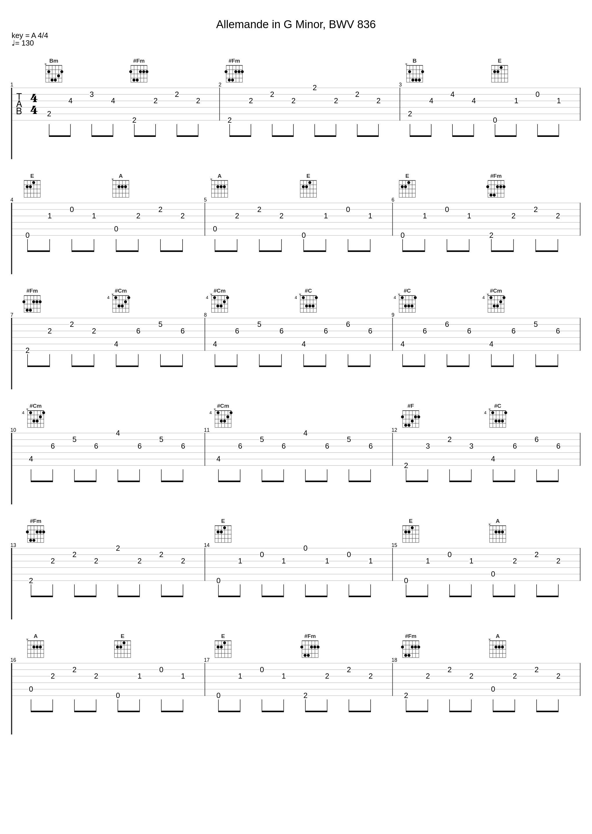 Allemande in G Minor, BWV 836_Justin Taylor_1