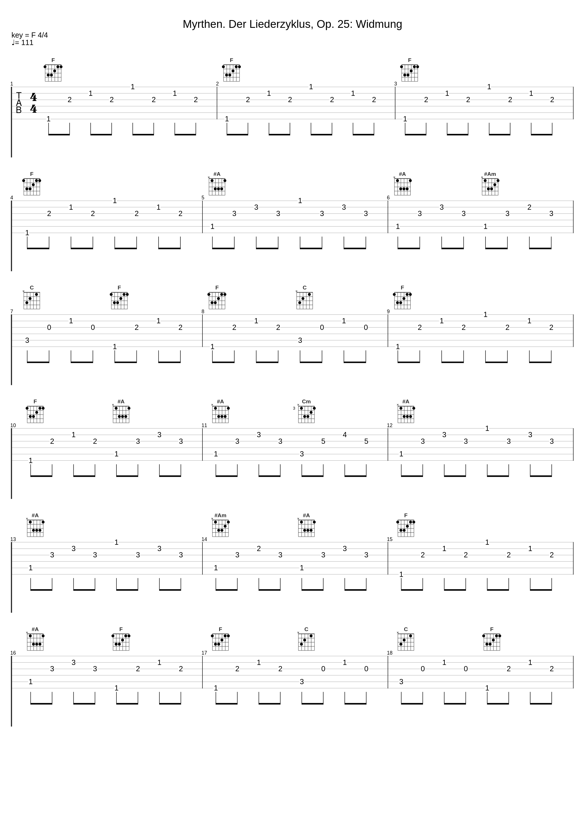 Myrthen. Der Liederzyklus, Op. 25: Widmung_Bryan Jenner,Joan Taylor_1