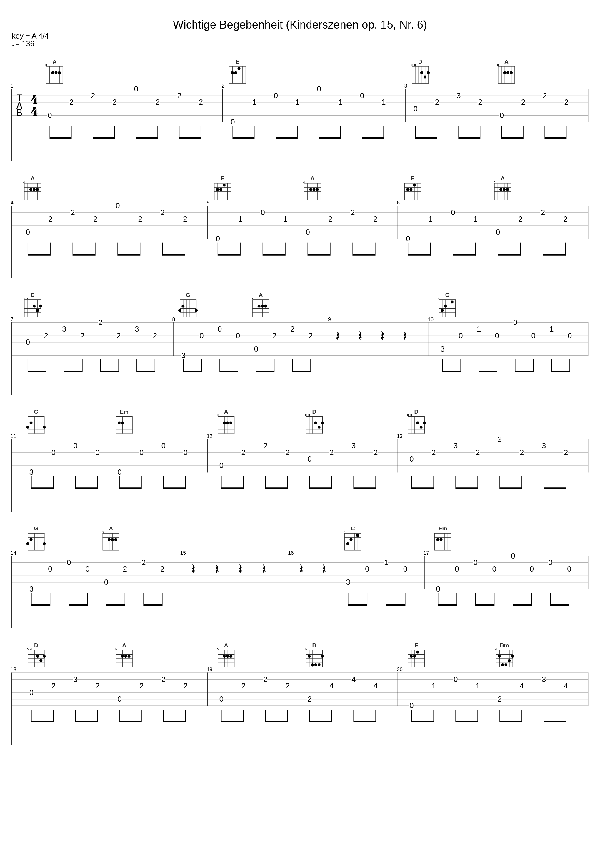 Wichtige Begebenheit (Kinderszenen op. 15, Nr. 6)_Robert Schumann_1