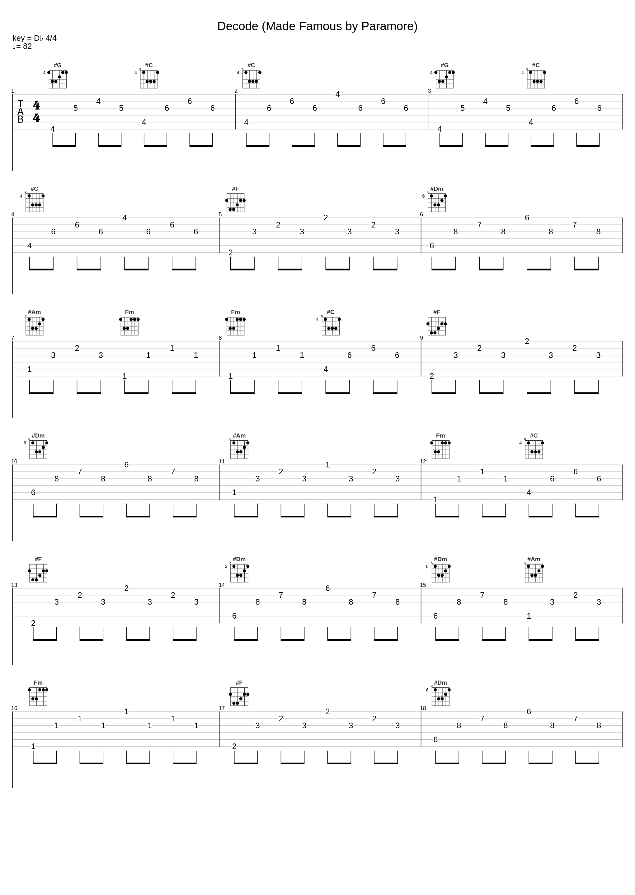 Decode (Made Famous by Paramore)_Josh Farro,The Orchestral Academy Of Los Angeles,Taylor York,Hayley Williams_1