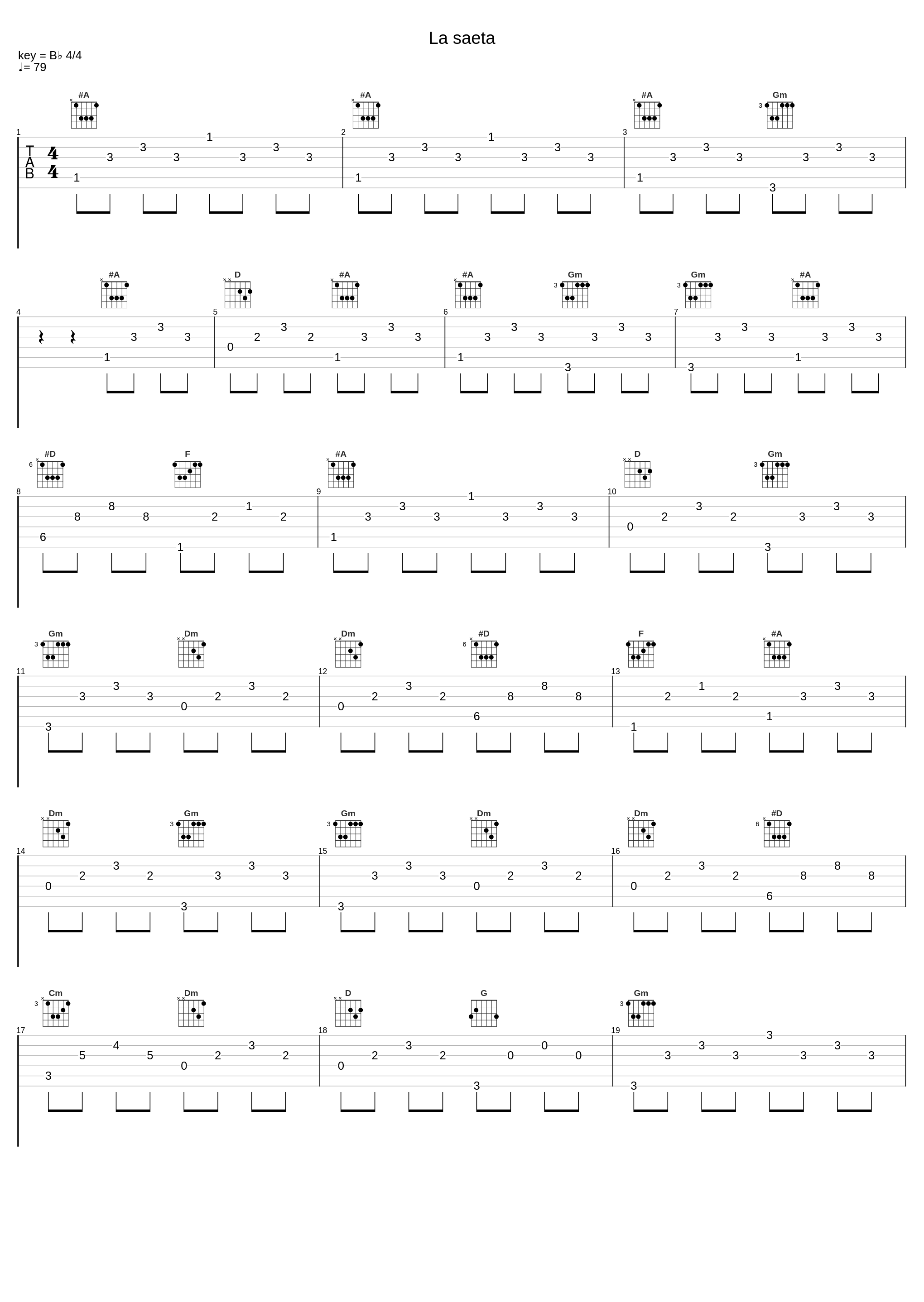 La saeta_Spain_1