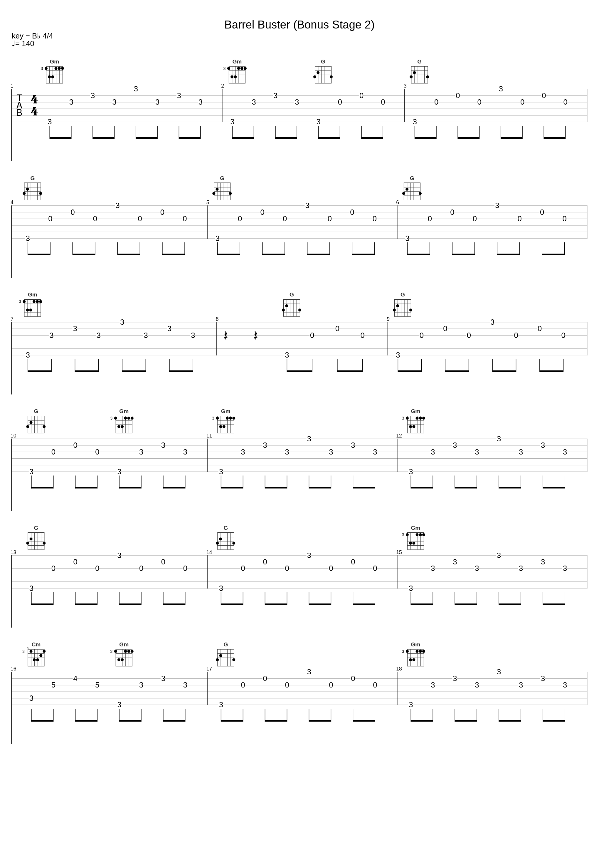 Barrel Buster (Bonus Stage 2)_深澤秀行_1