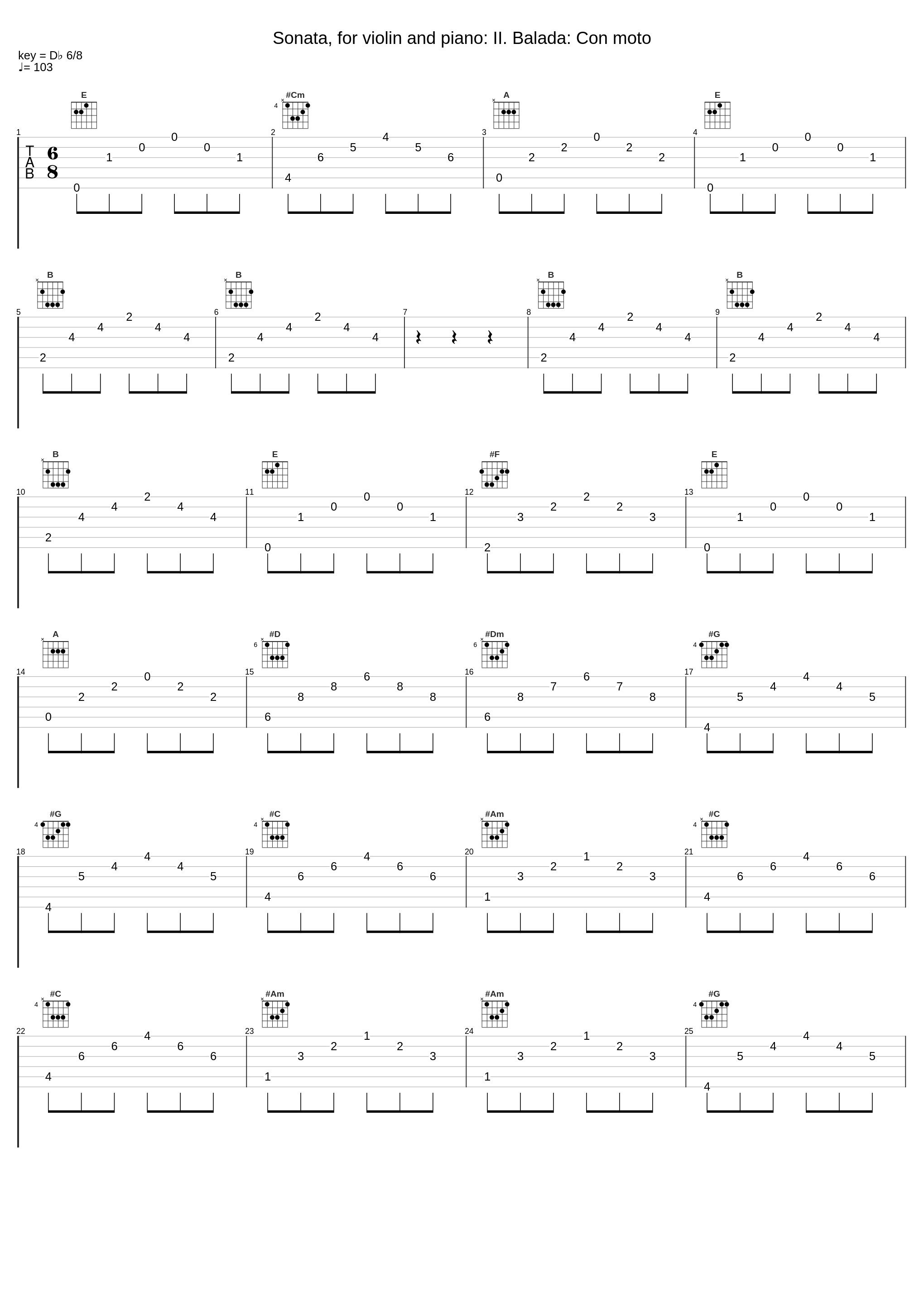 Sonata, for violin and piano: II. Balada: Con moto_Radoslav Kvapil,Petr Messieurer,Leoš Janáček_1