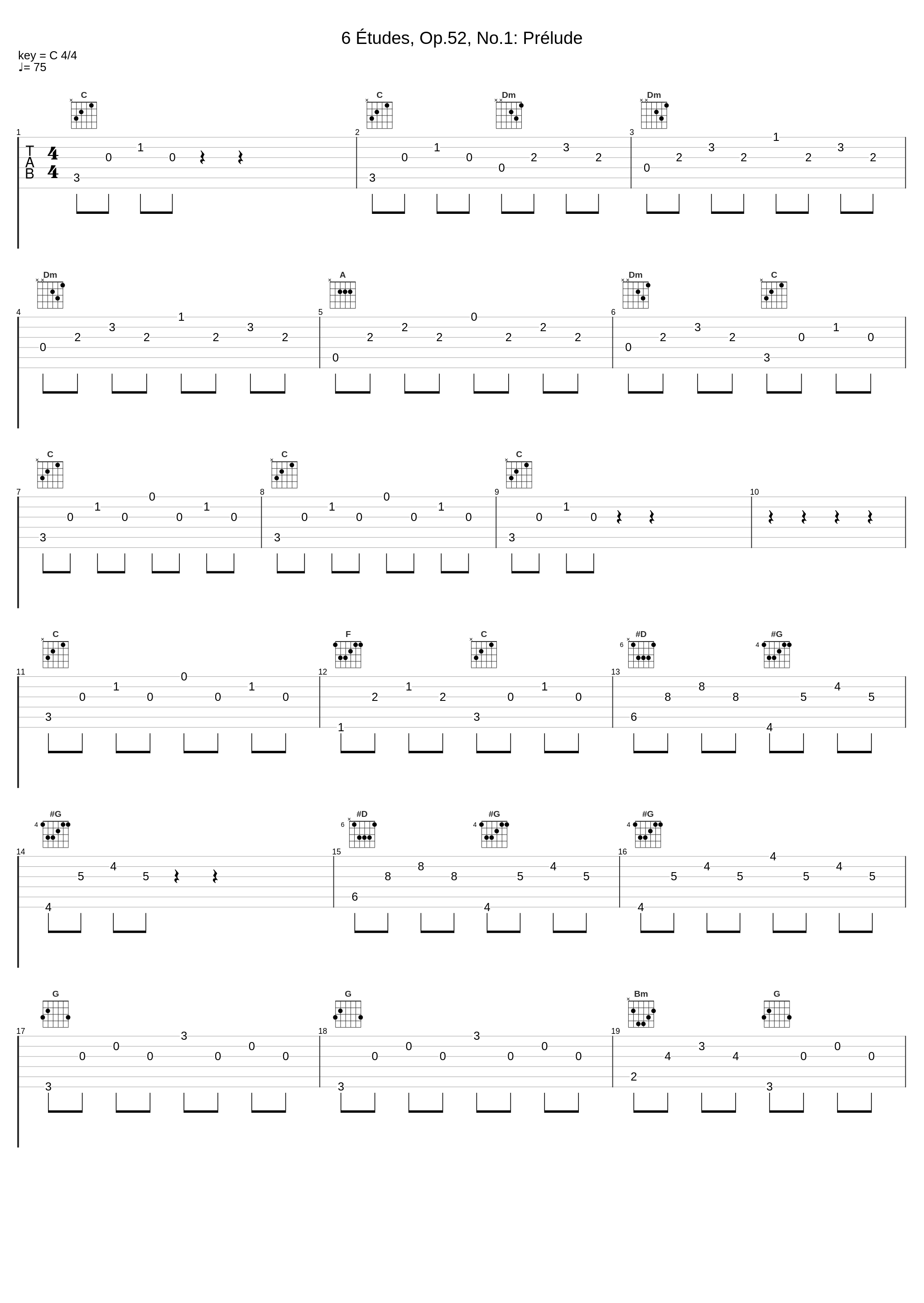 6 Études, Op.52, No.1: Prélude_Leo Maiwald_1