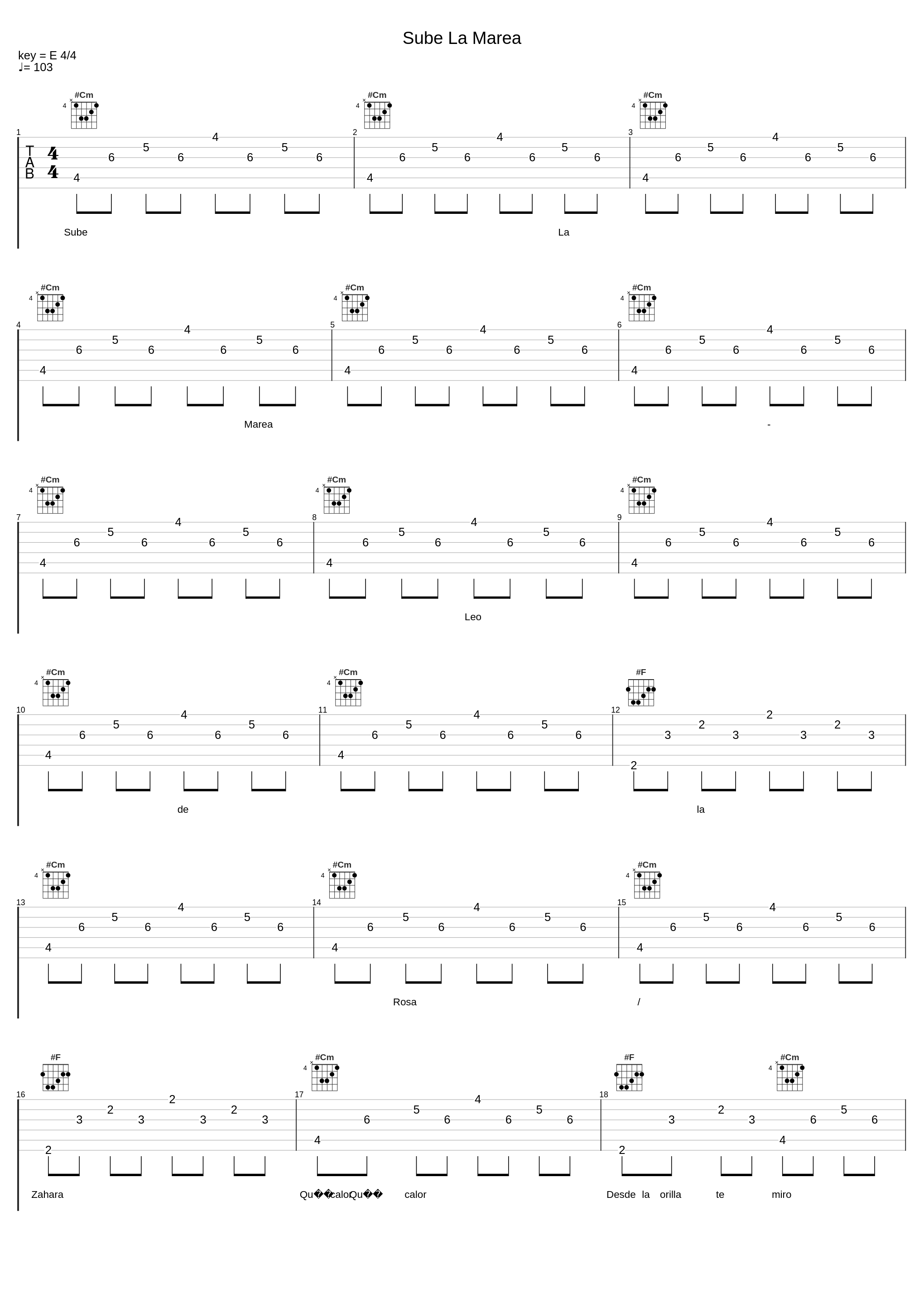 Sube La Marea_Leo de la Rosa,Zahara_1