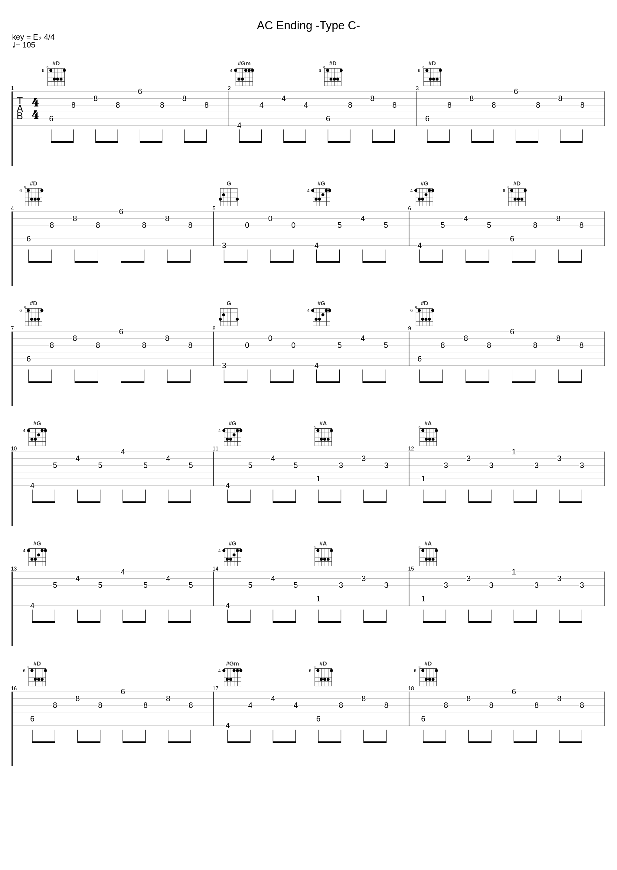 AC Ending -Type C-_深澤秀行_1