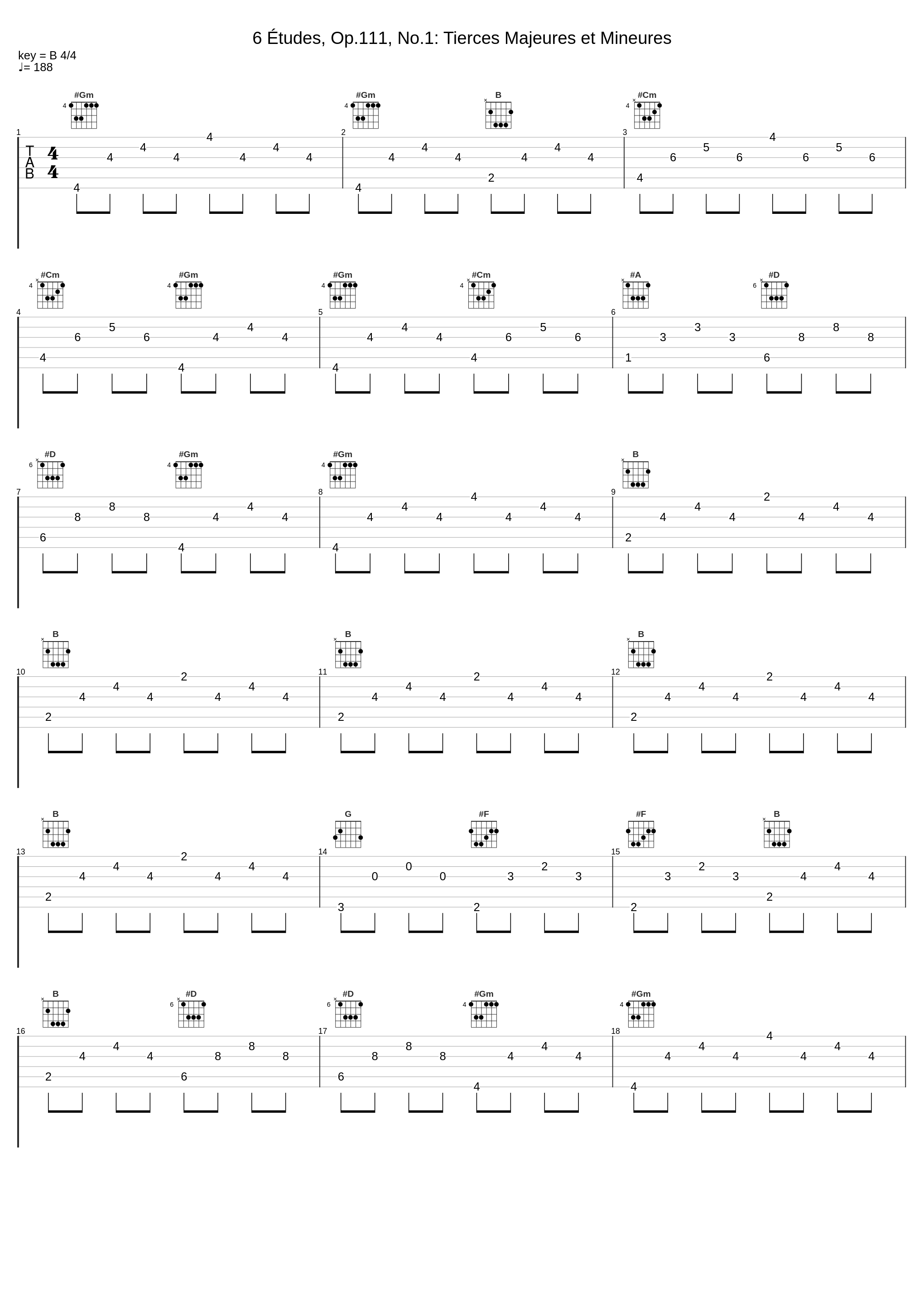 6 Études, Op.111, No.1: Tierces Majeures et Mineures_Leo Maiwald_1