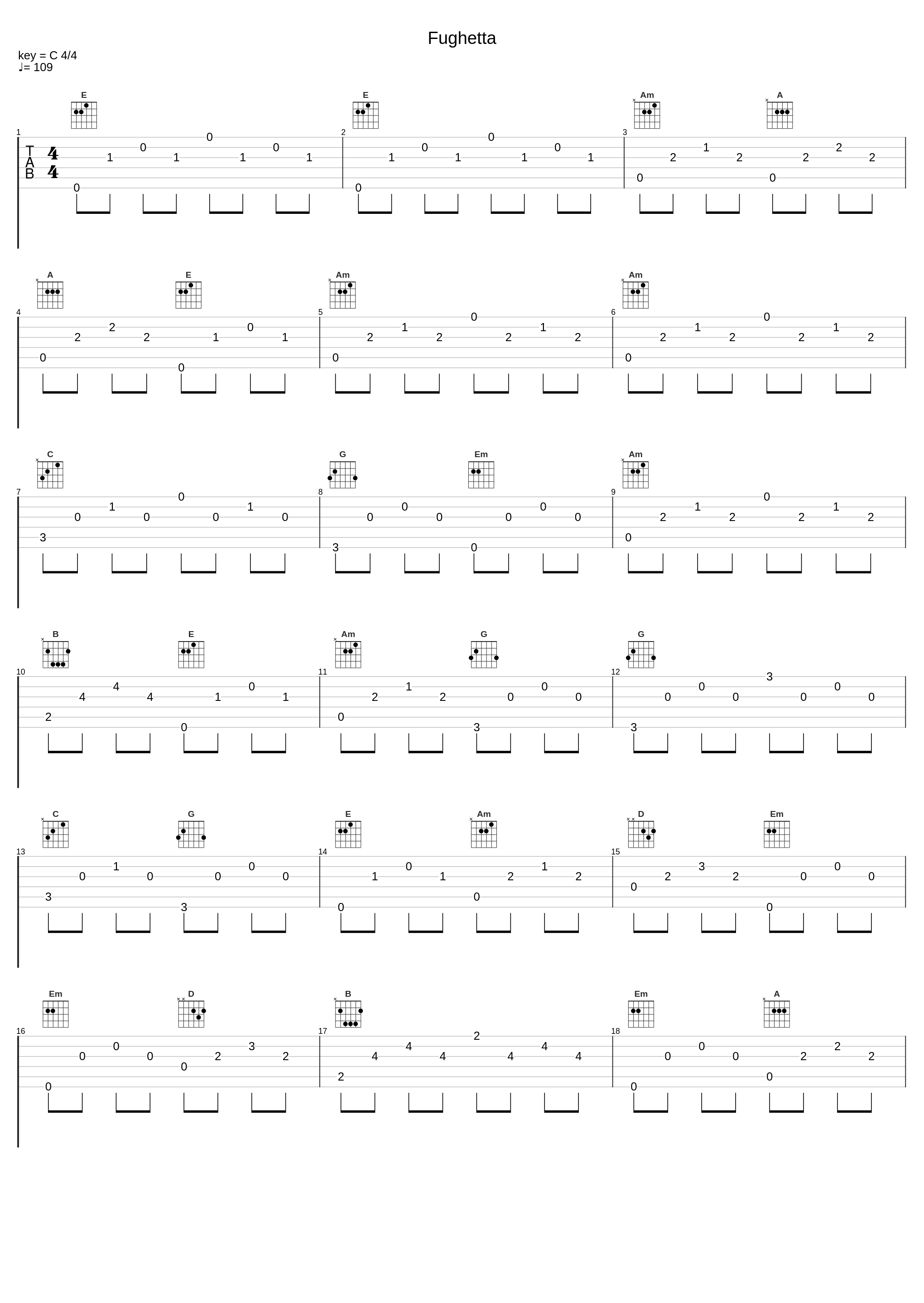 Fughetta_Johann Pachelbel_1