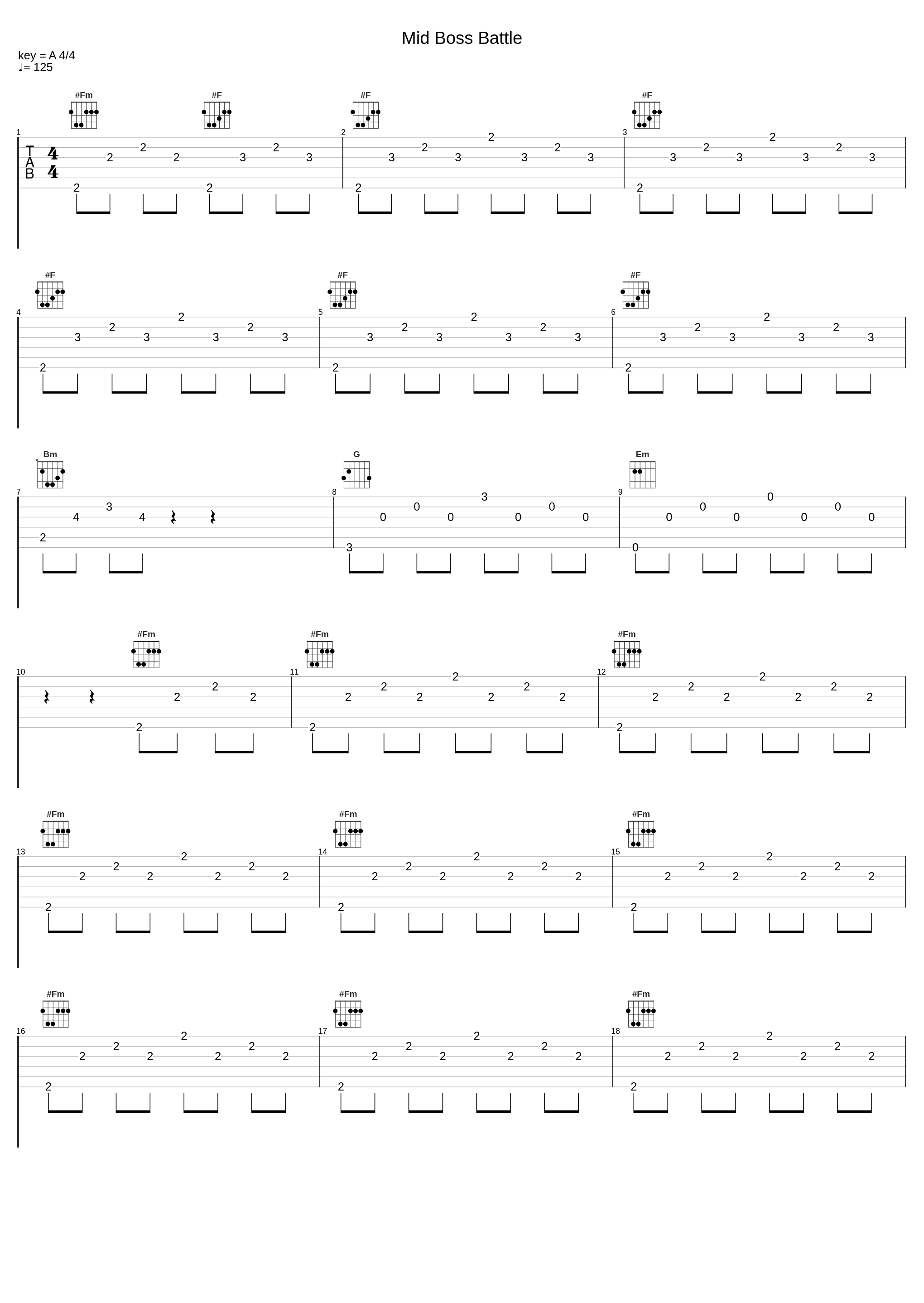 Mid Boss Battle_深澤秀行_1