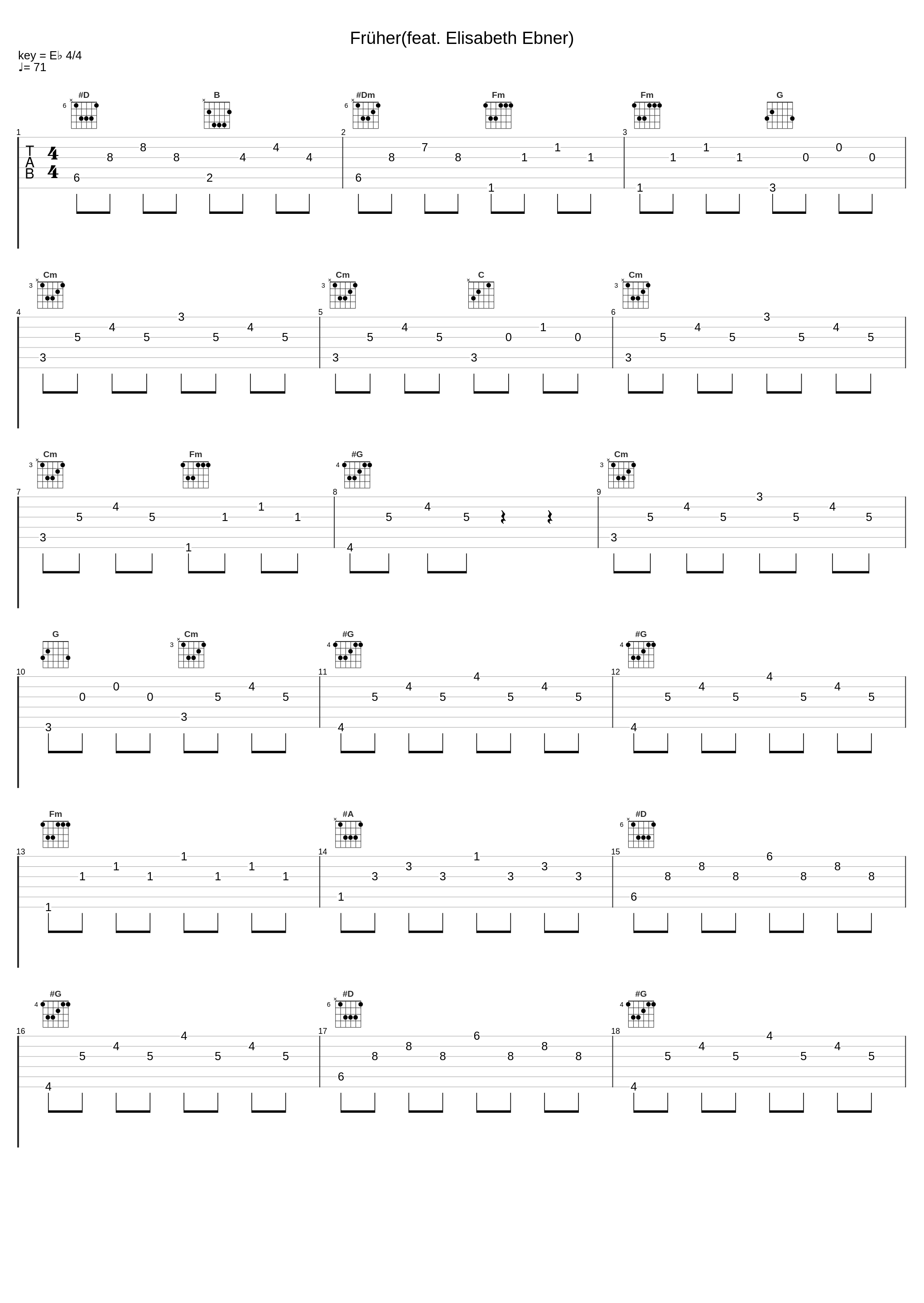 Früher(feat. Elisabeth Ebner)_Peter Plate,Ulf Leo Sommer,Elisabeth Ebner_1