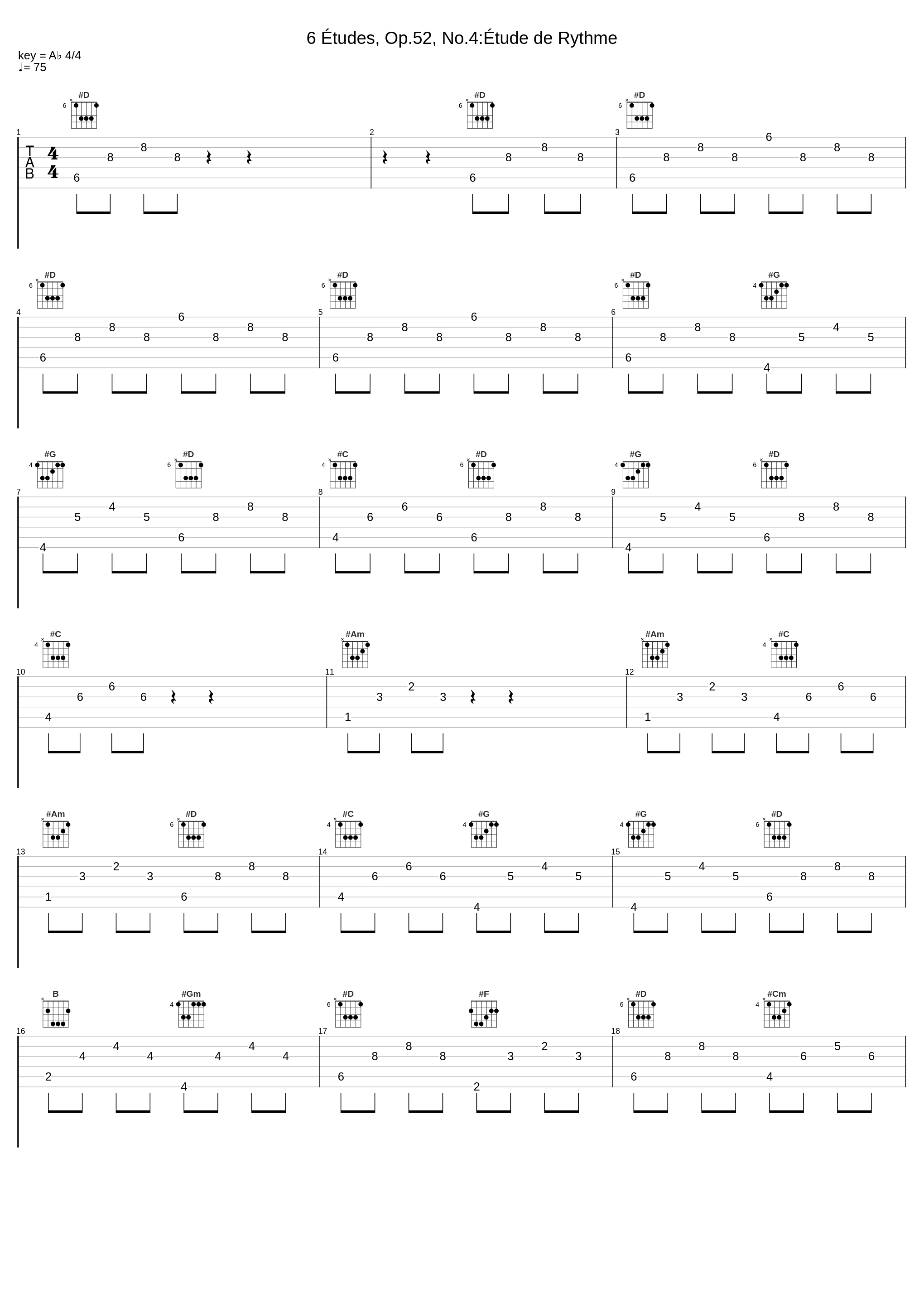 6 Études, Op.52, No.4:Étude de Rythme_Leo Maiwald_1