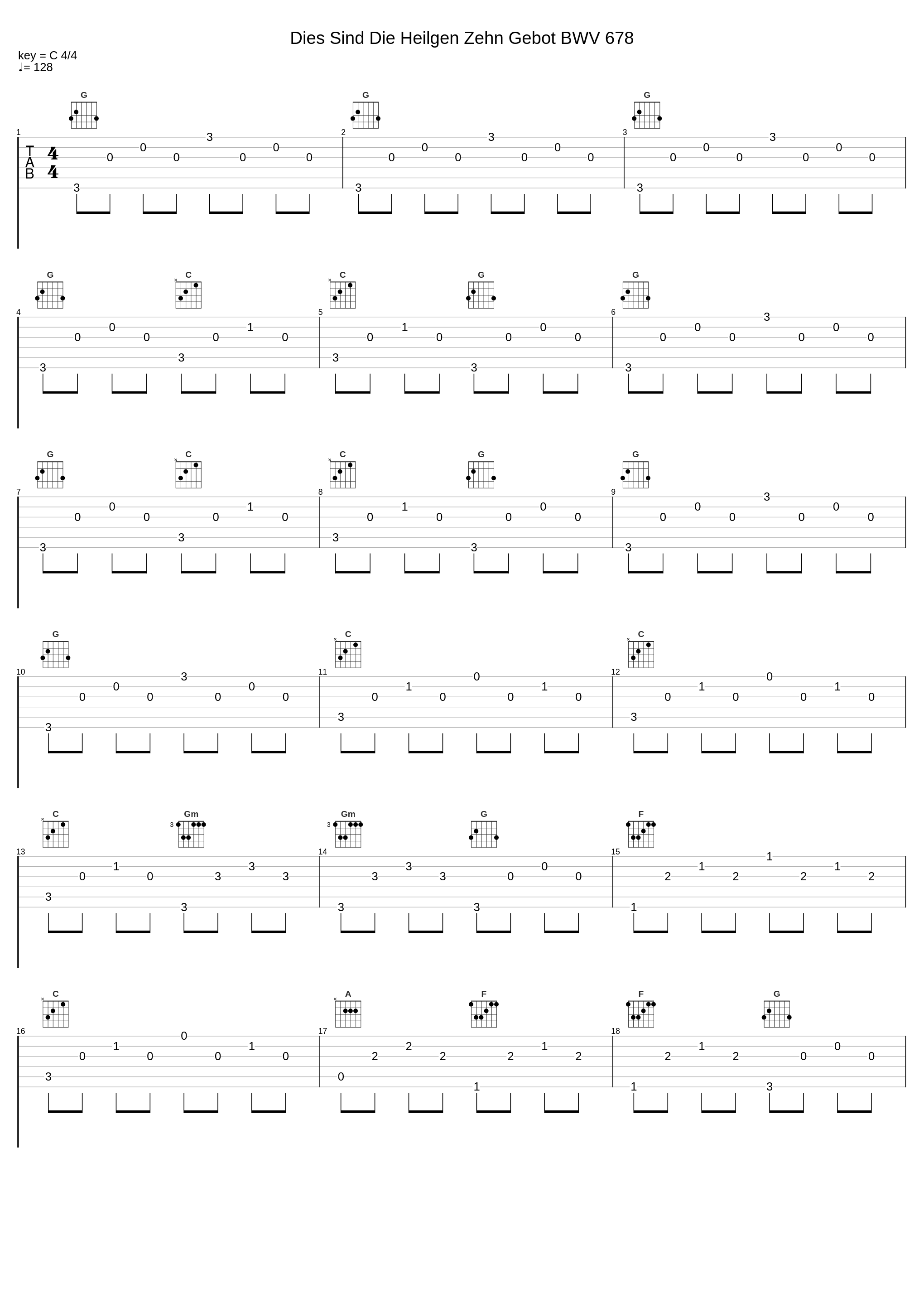 Dies Sind Die Heilgen Zehn Gebot BWV 678_Netherlands Bach Society,Leo van Doeselaar,Johann Sebastian Bach,Jos van Veldhoven_1