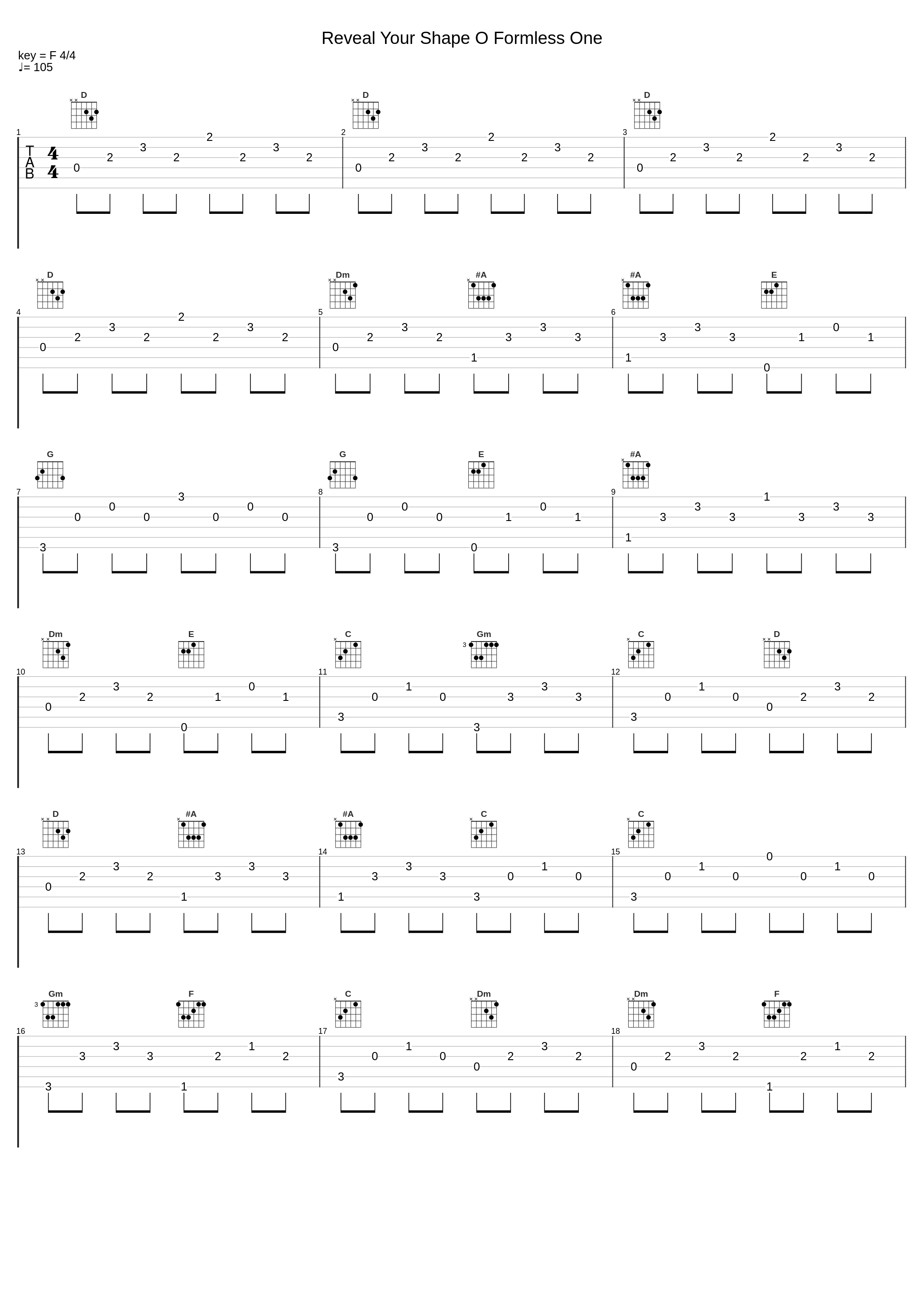 Reveal Your Shape O Formless One_Xanthochroid_1