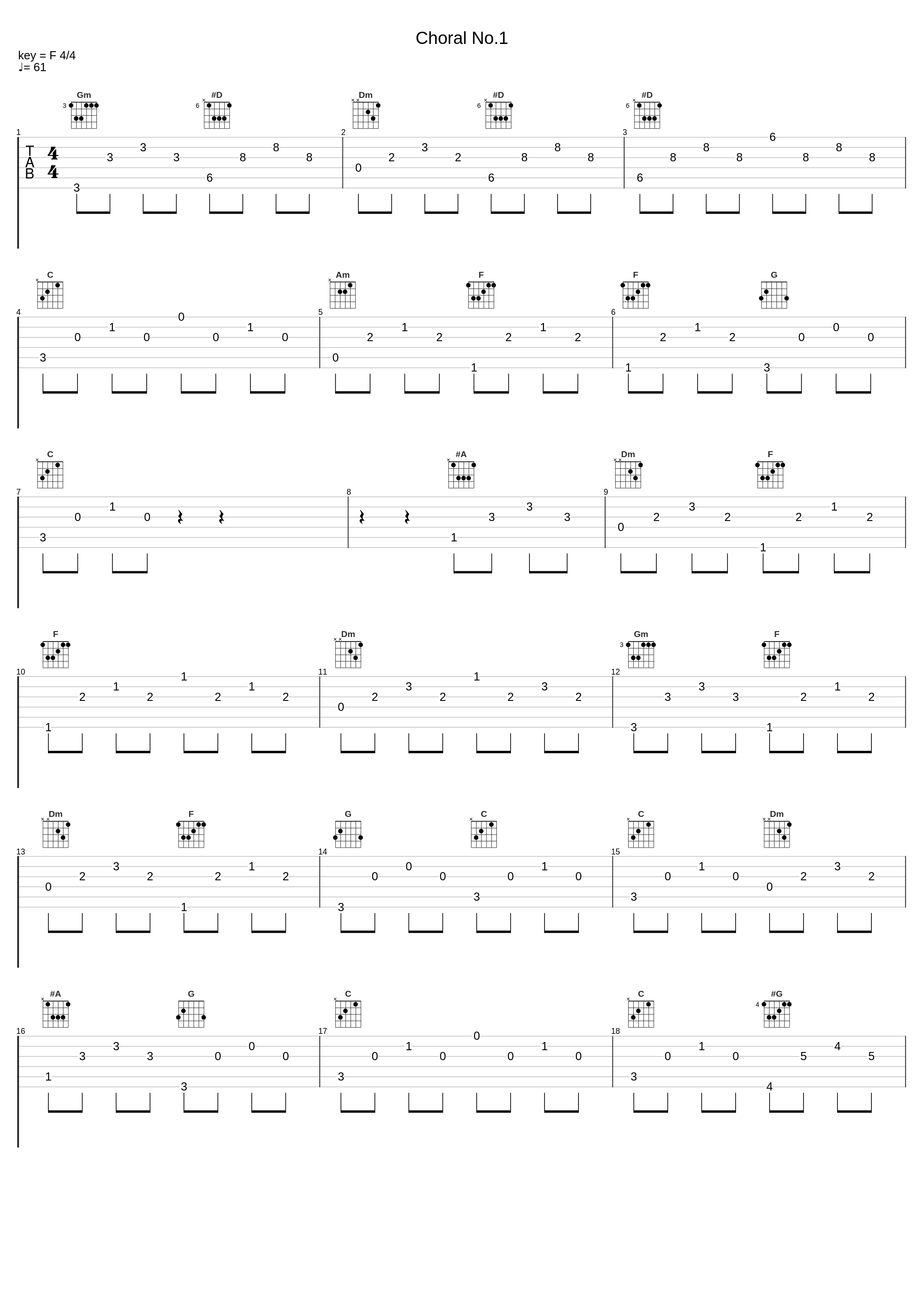 Choral No.1_坂本龙一_1