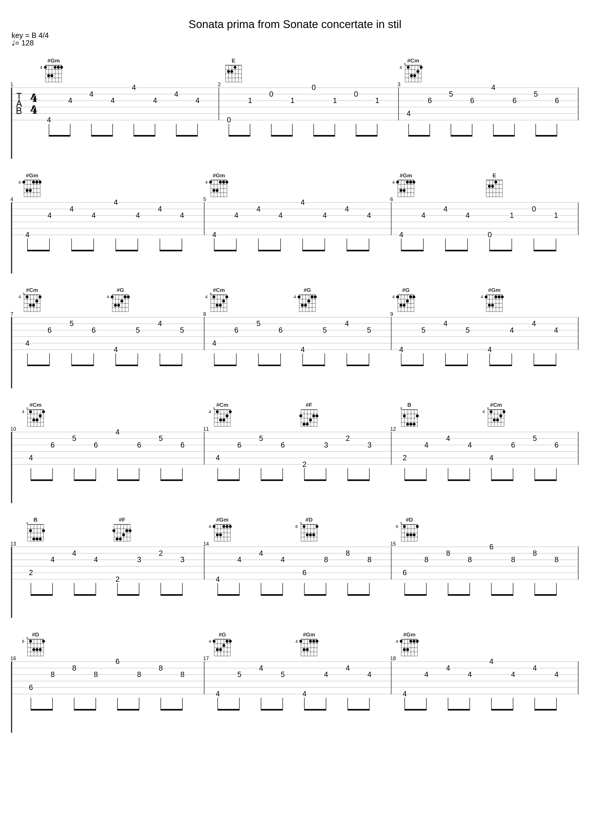 Sonata prima from Sonate concertate in stil_许蕾,恰空古乐团_1