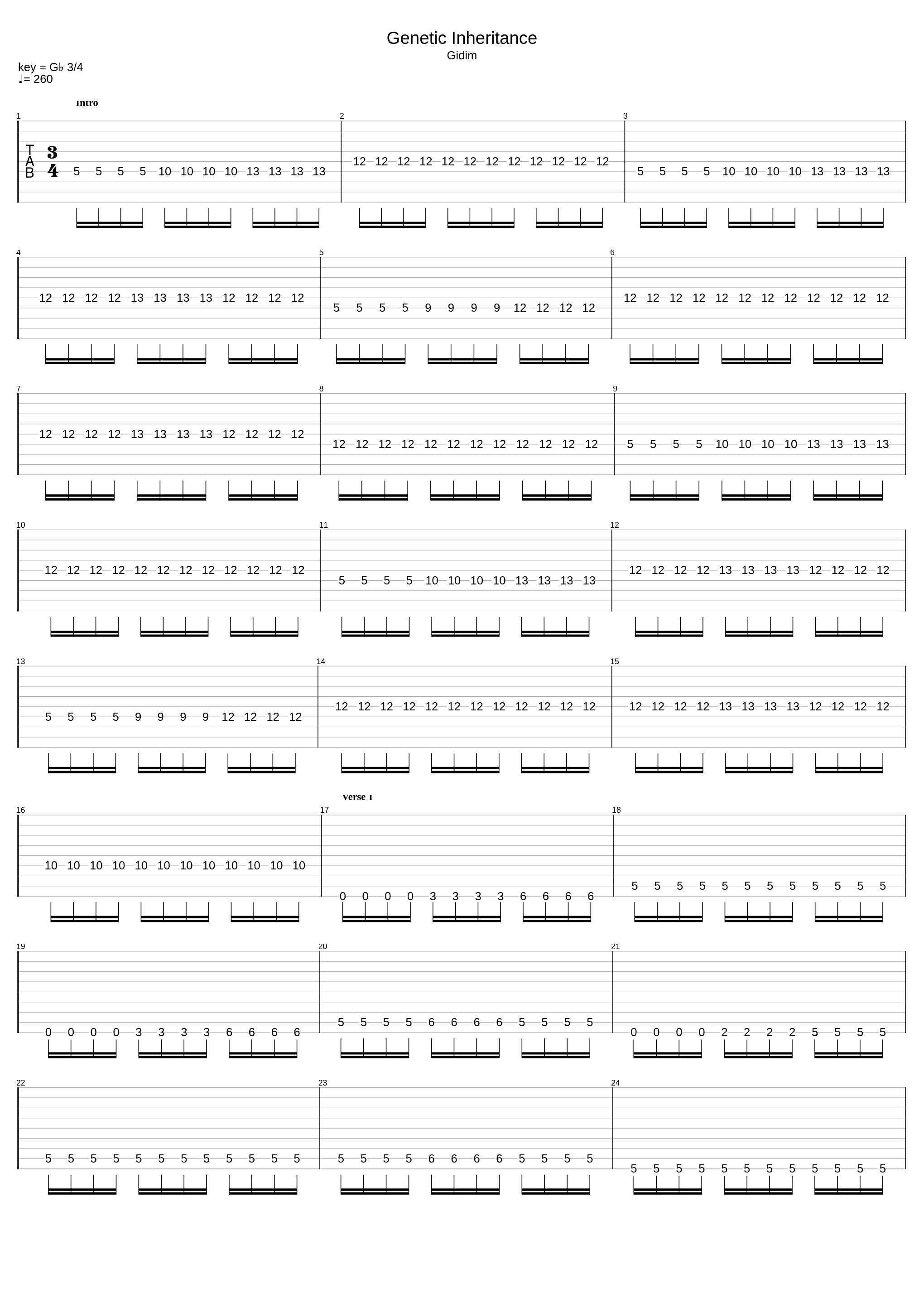 Genetic Inheritance (9 String)_Rings Of Saturn_1