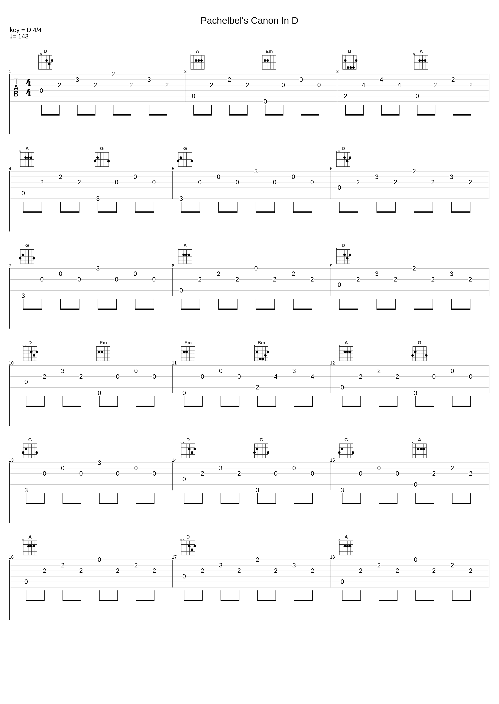 Pachelbel's Canon In D_Naturally 7_1