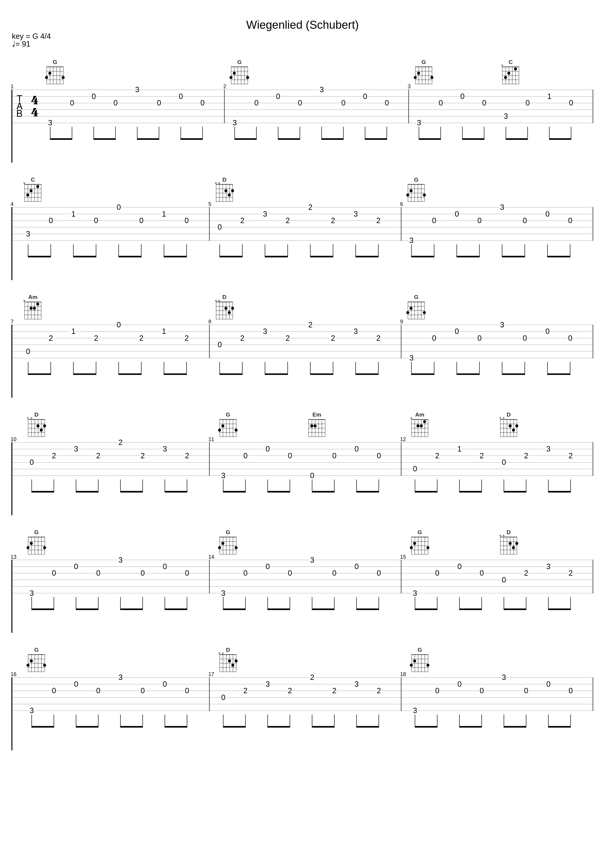 Wiegenlied (Schubert)_宗次郎_1