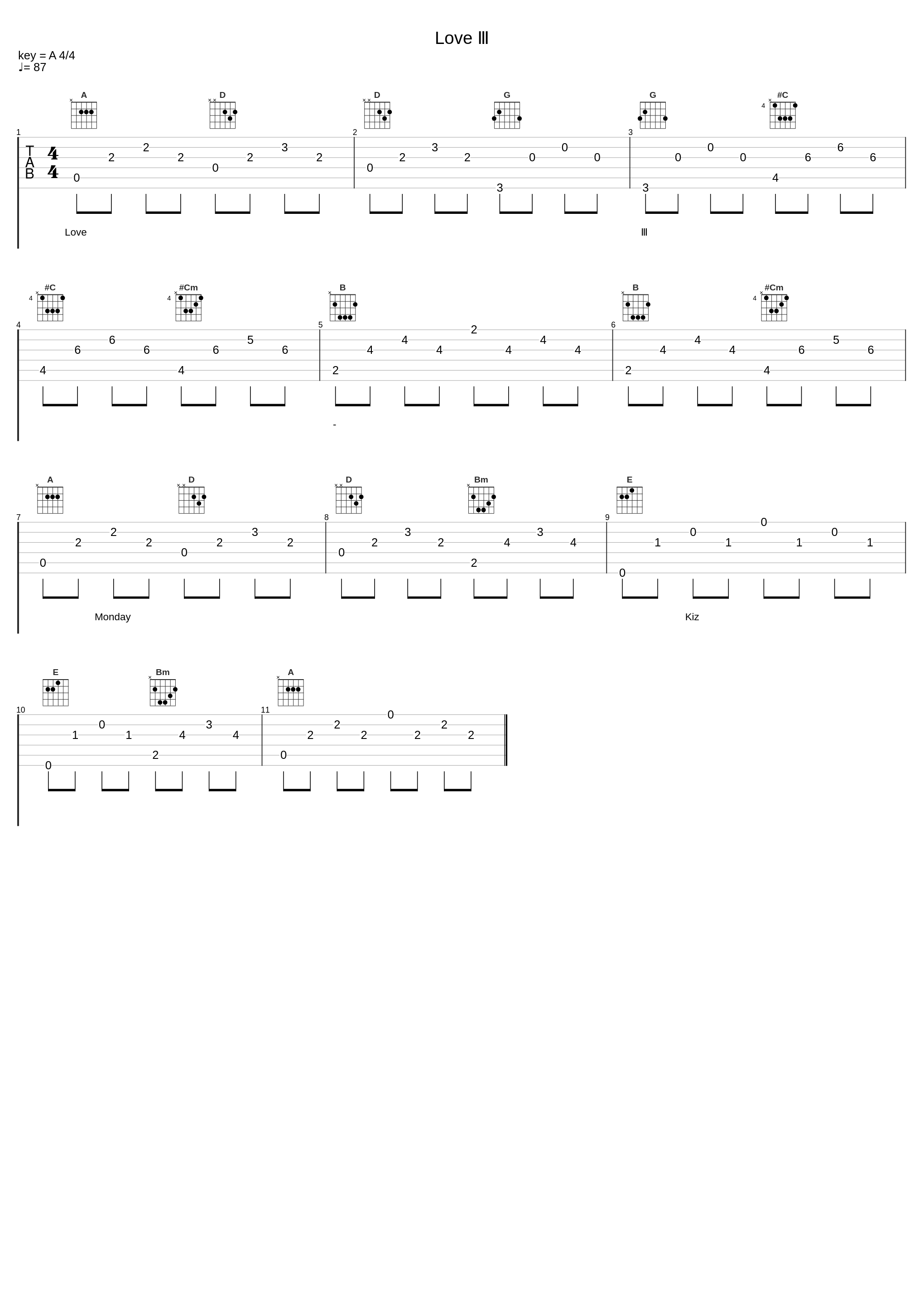 Love Ⅲ_Monday Kiz_1