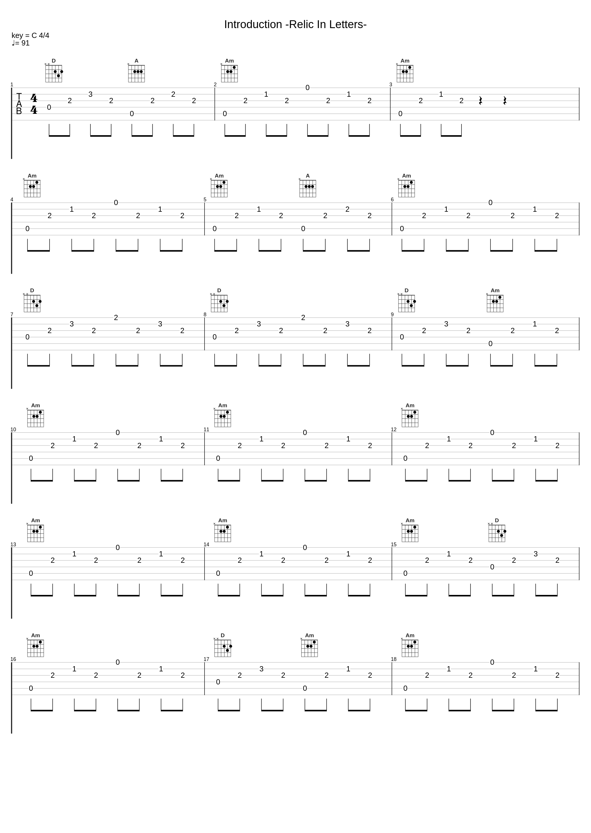 Introduction -Relic In Letters-_かめりあ_1