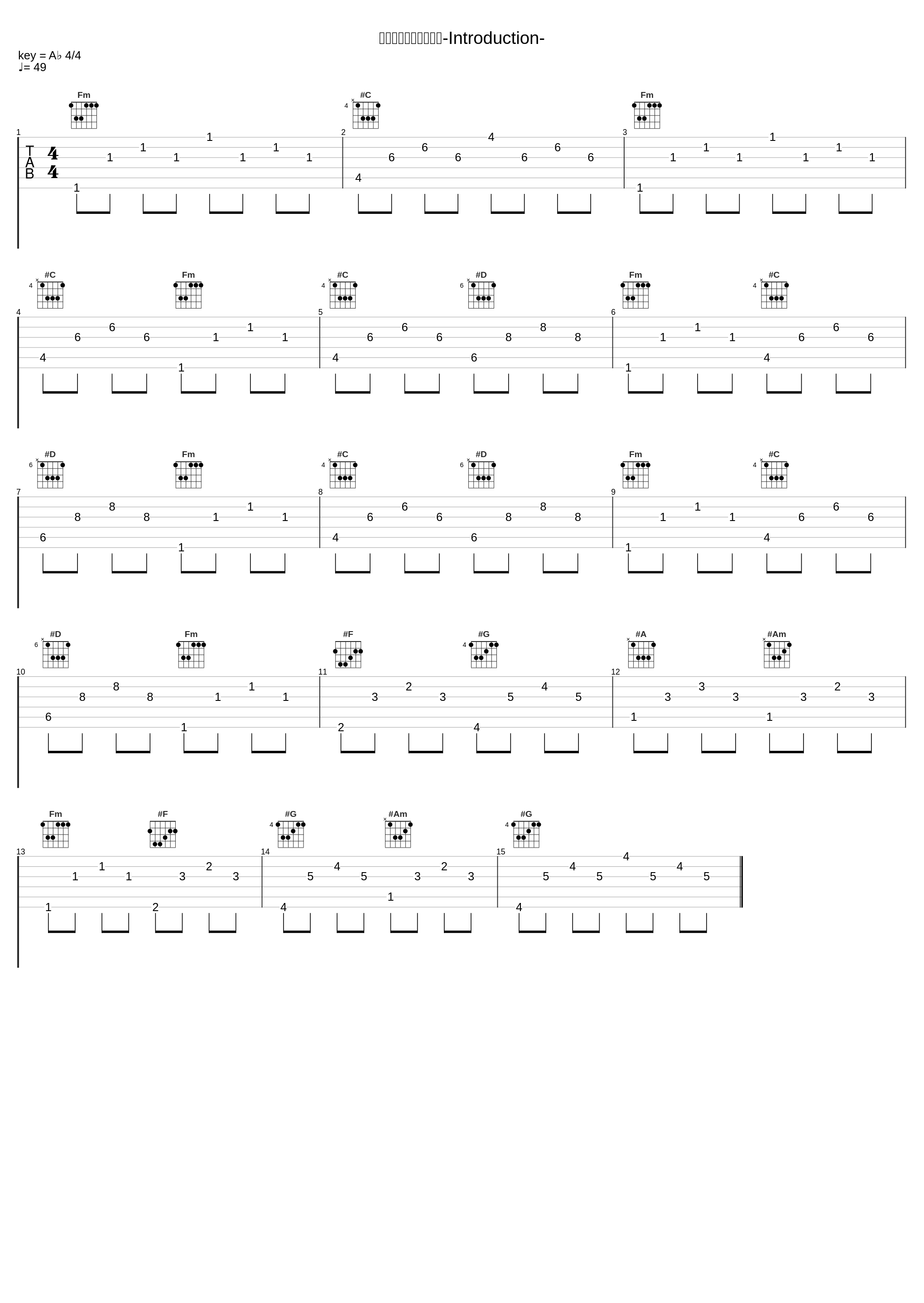 信仰は儚き人间の为に-Introduction-_はちみつれもん_1